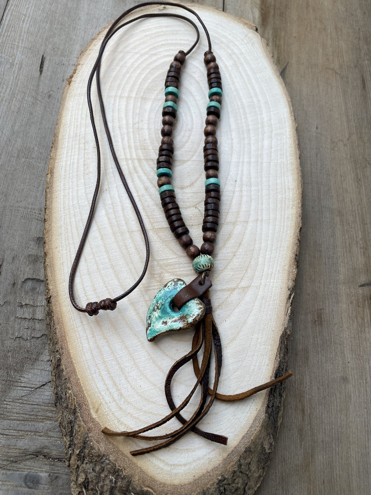 Bohem Tasarım Ubbe Doğal Taş Kolye