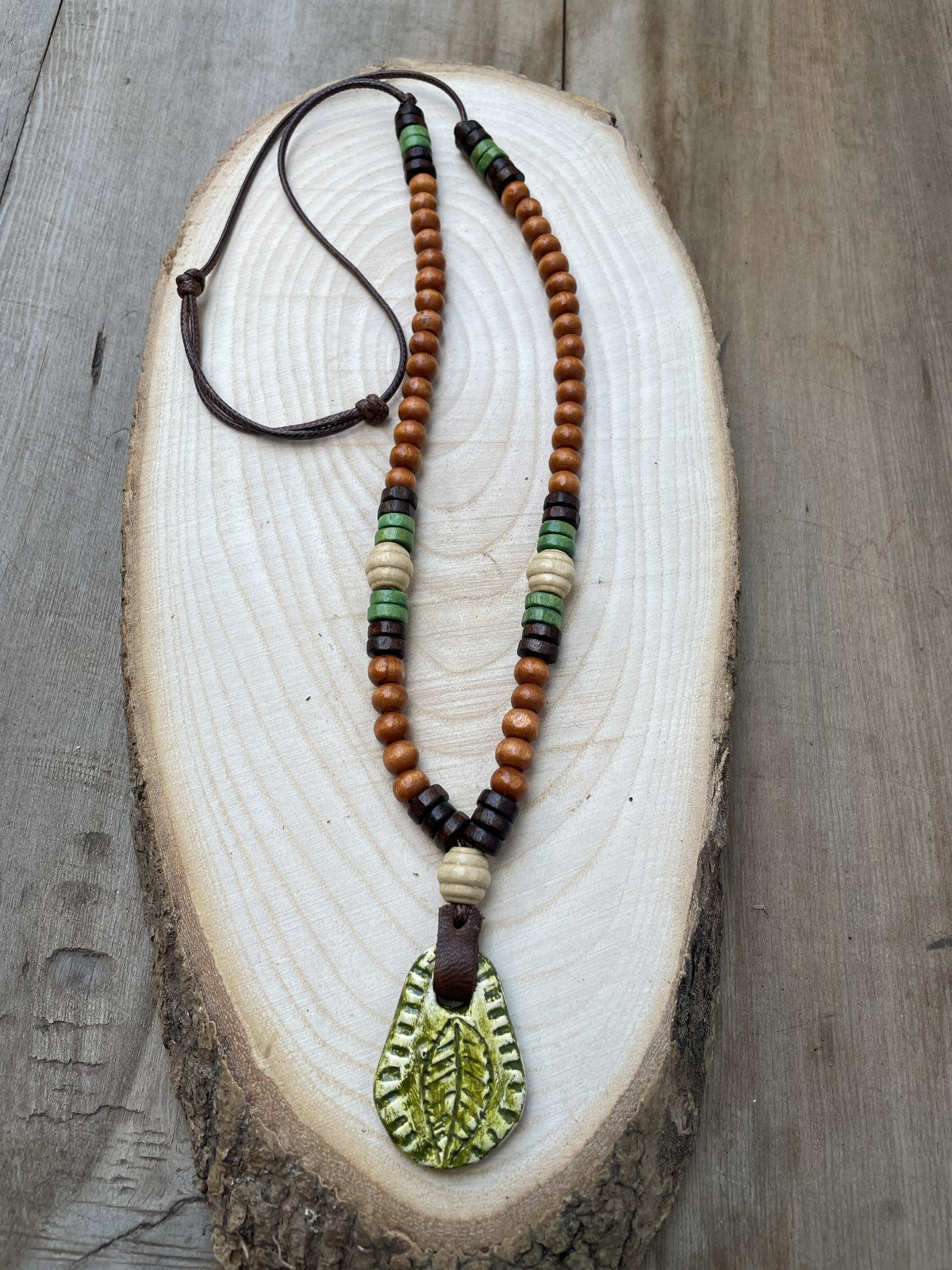 Bohem Tasarım Harald Doğal Taş Kolye