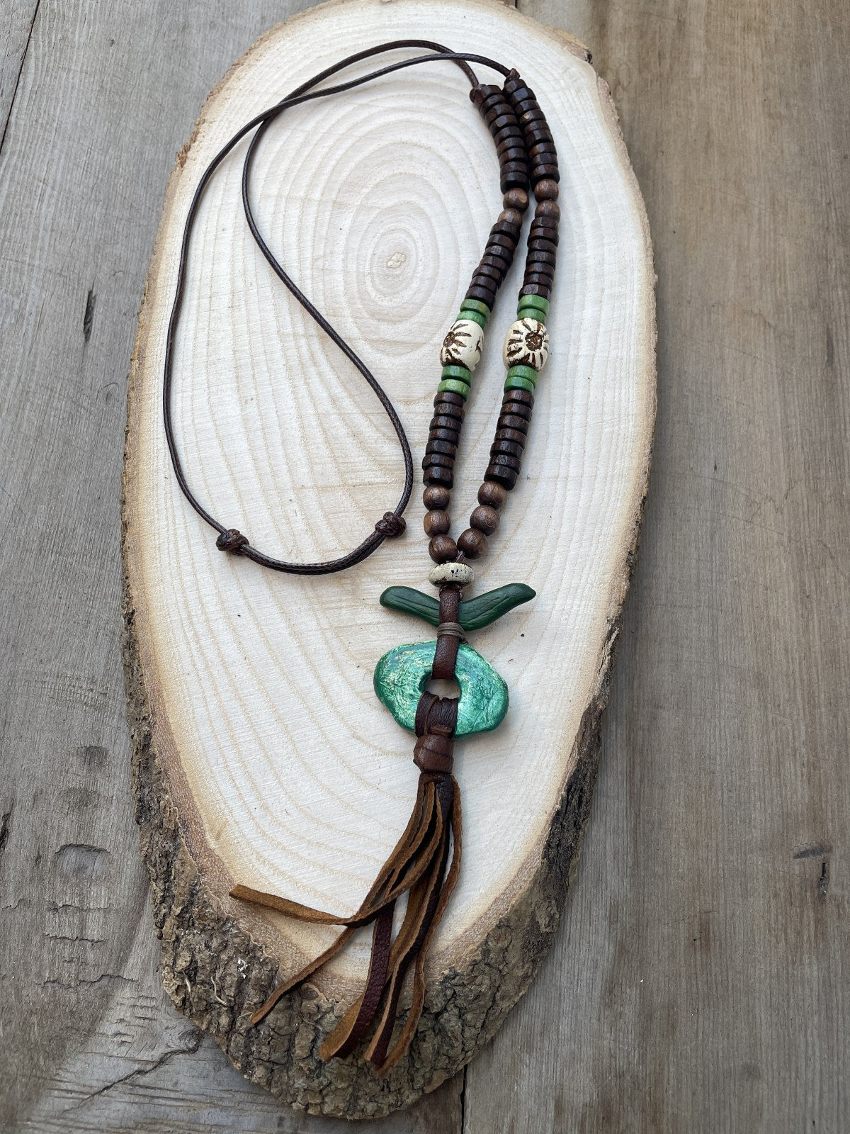 Bohem Tasarım Aslaug Doğal Taş Kolye