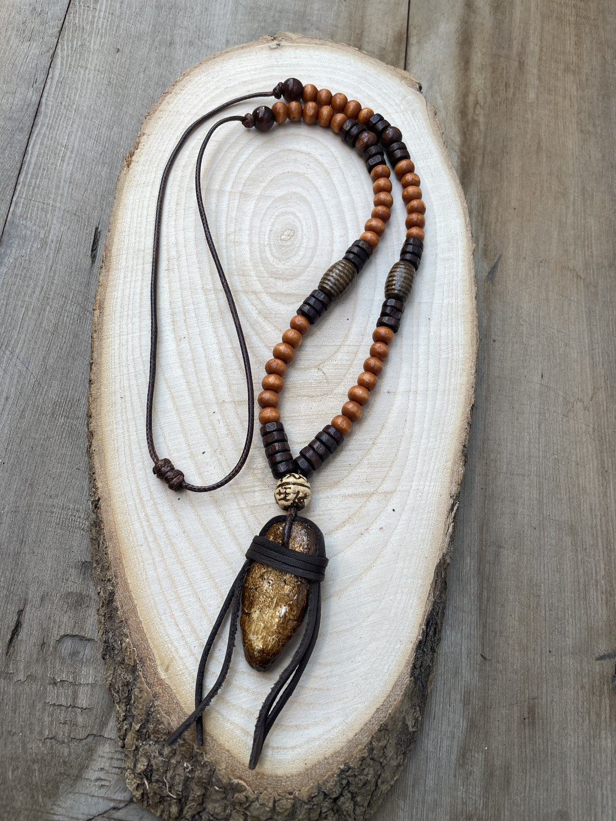 Bohem Tasarım Oleg Doğal Taş Kolye