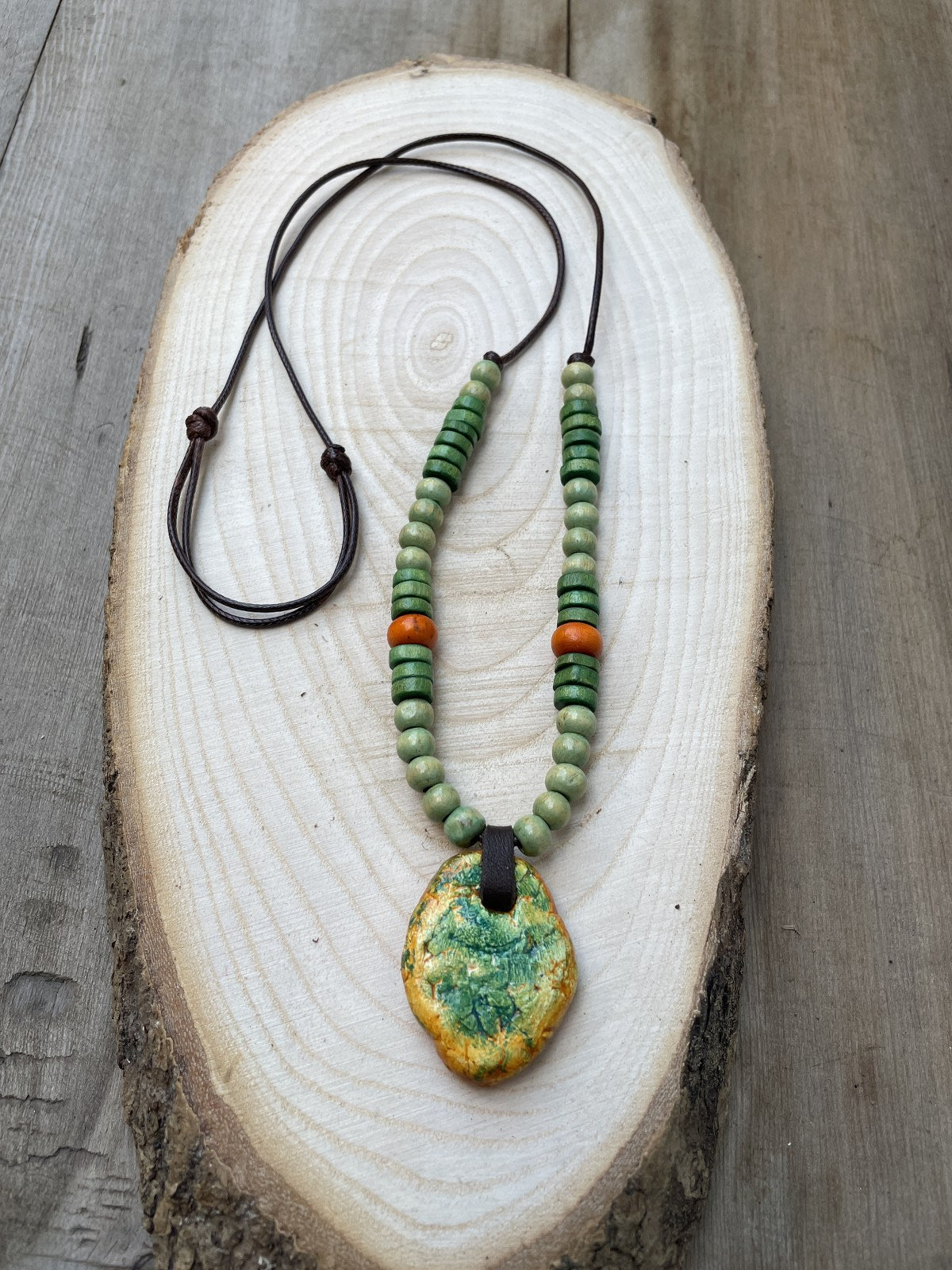 Bohem Tasarım Ivar Doğal Taş Kolye