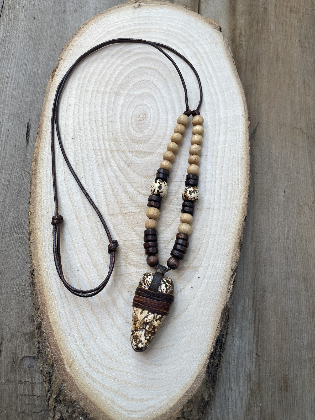 Bohem Tasarım Sigurd Doğal Taş Kolye