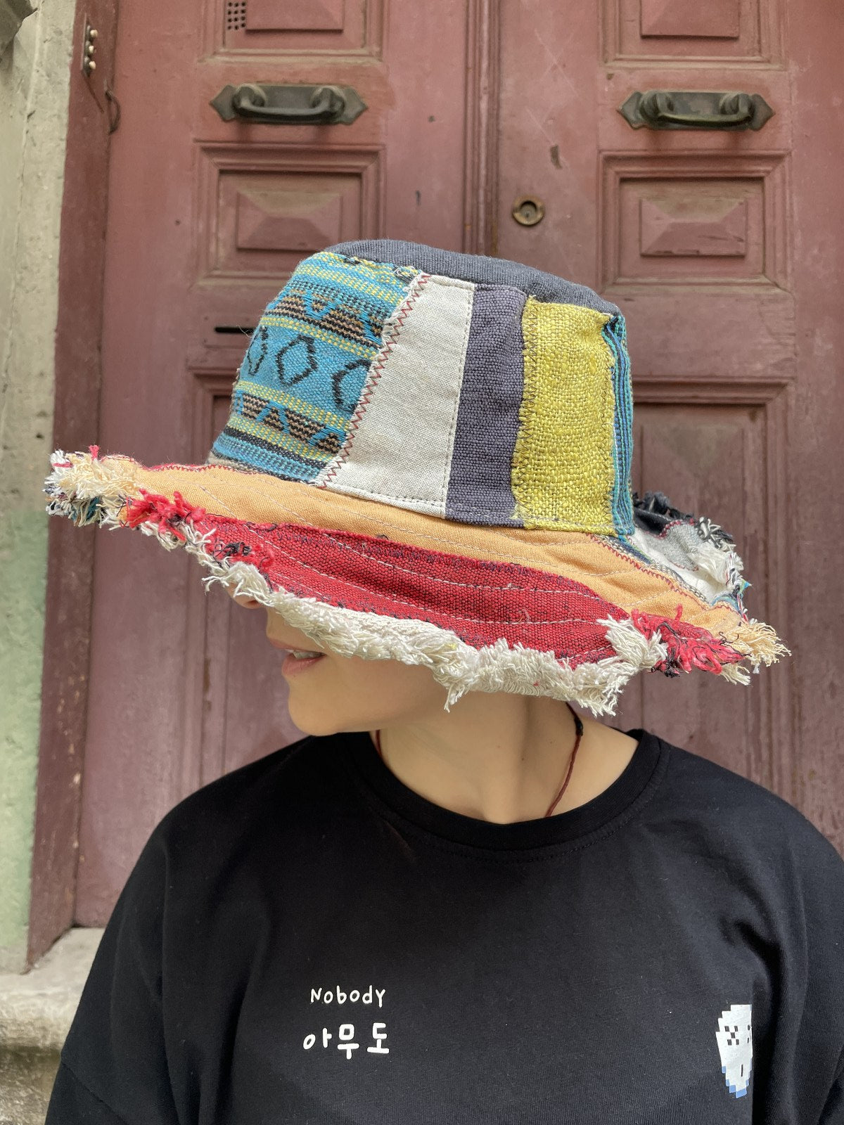 Hemp Patchwork Şapka