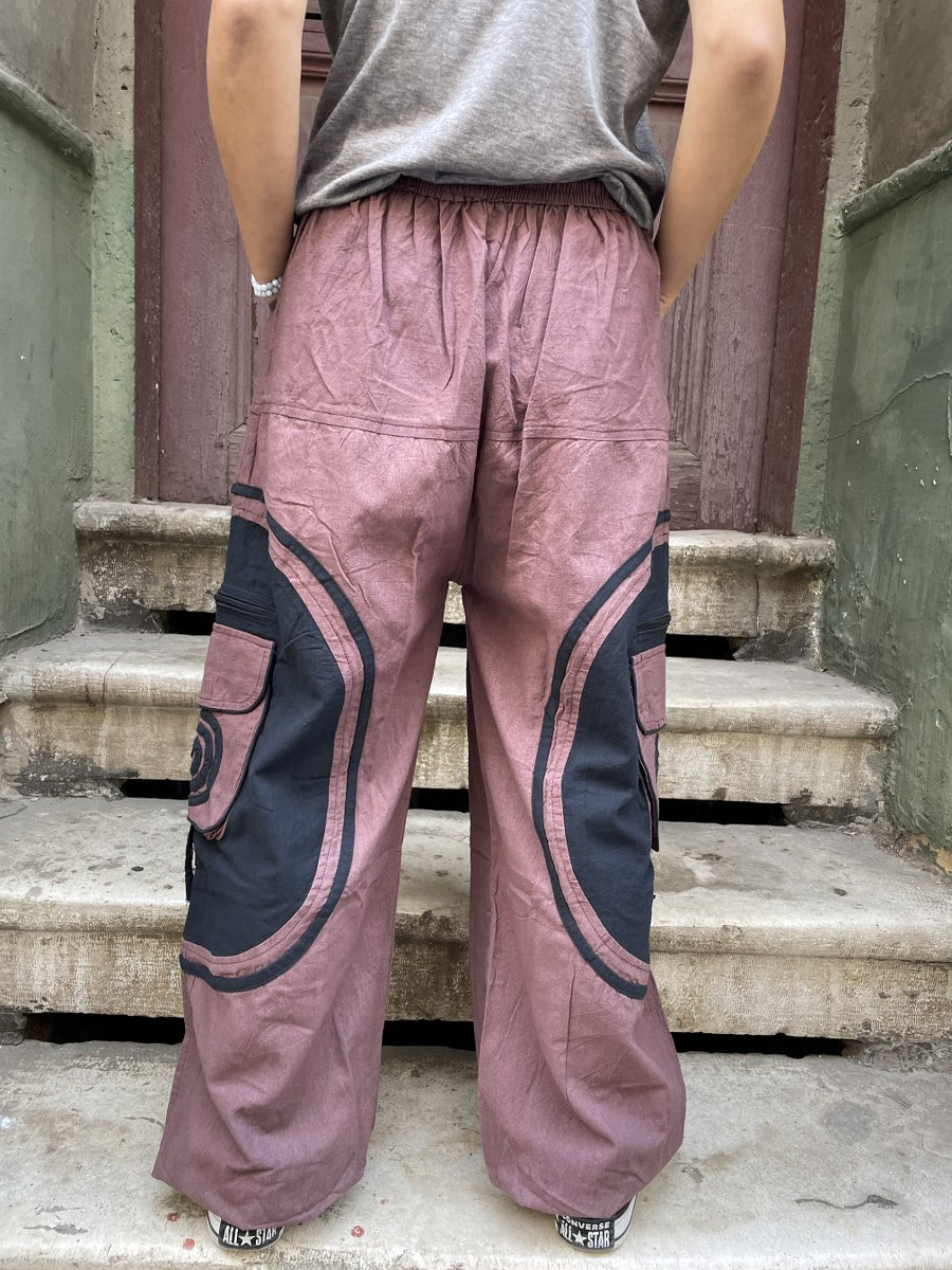 Kadın Nepal Pantolon – Lastikli Bel & Paça, Cepli Bohem Stil