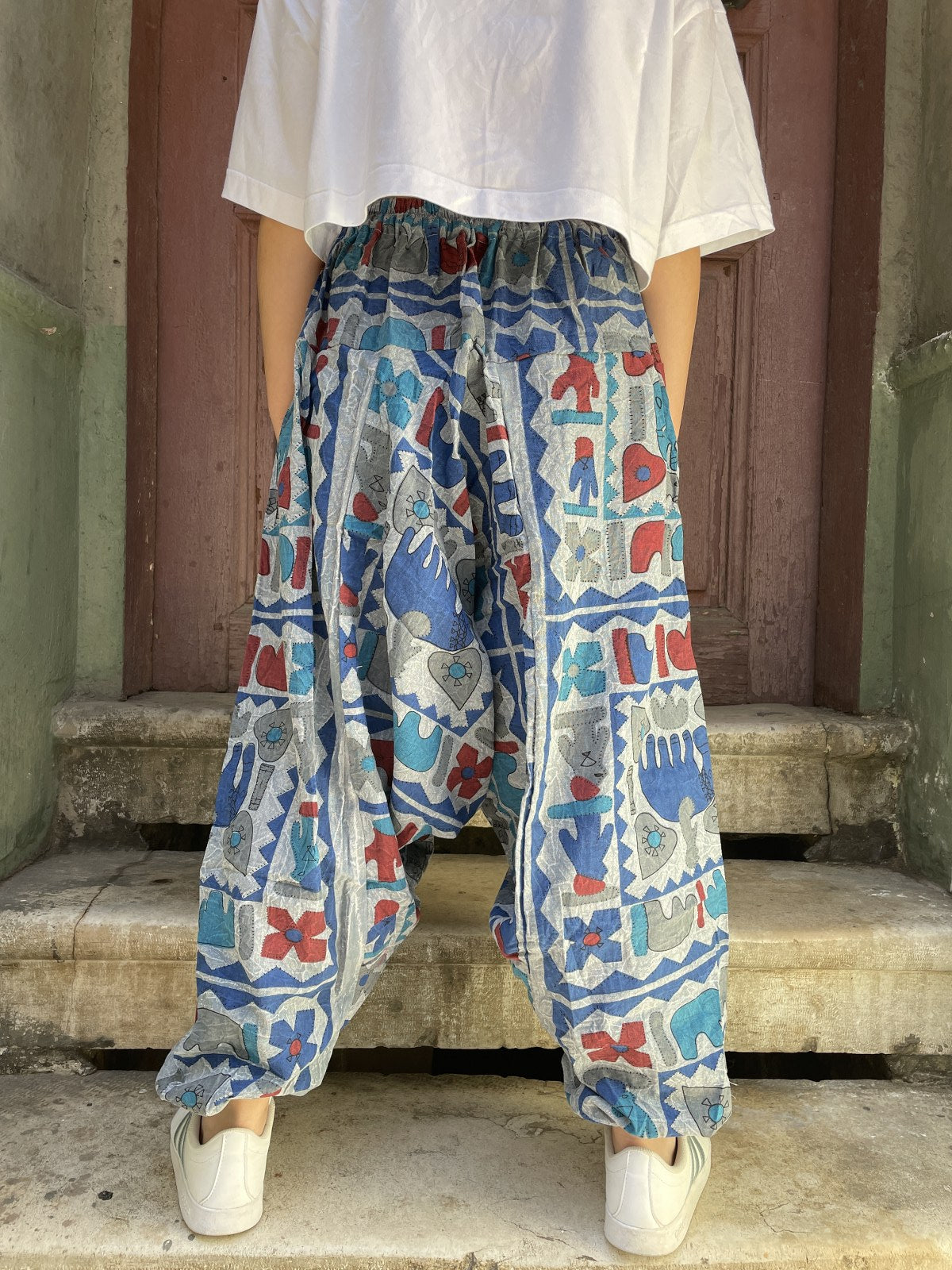 Bohem Nepal Otantik Fil Şalvar Pantolon