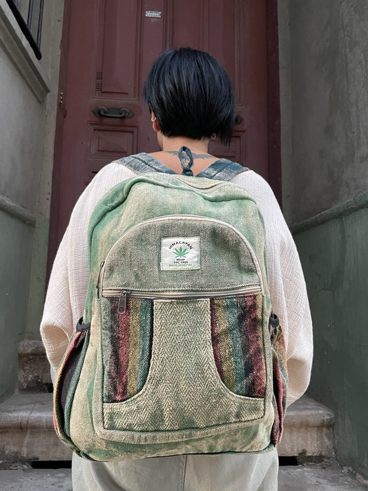 Himalayan Yeşil Hemp Sırt Çantası