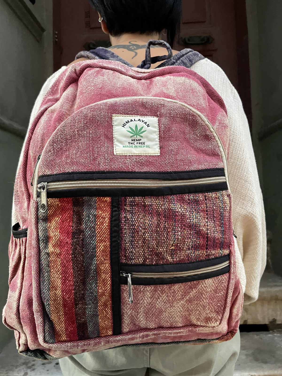Pure Hemp Toprak Bordo Sırt Çantası