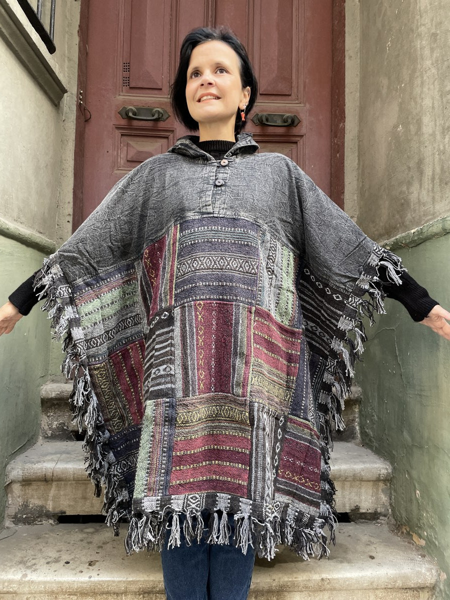 Unisex_Antrasit_Nepal_Patchwork_Kislik_Panco