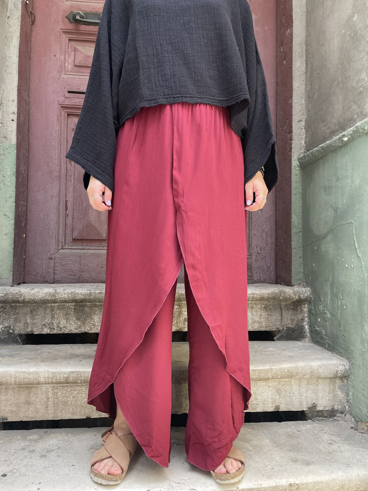 Bohemian Wide Leg Loose Women Trousers