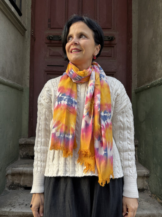 El Yapımı Batik Şal & Fular