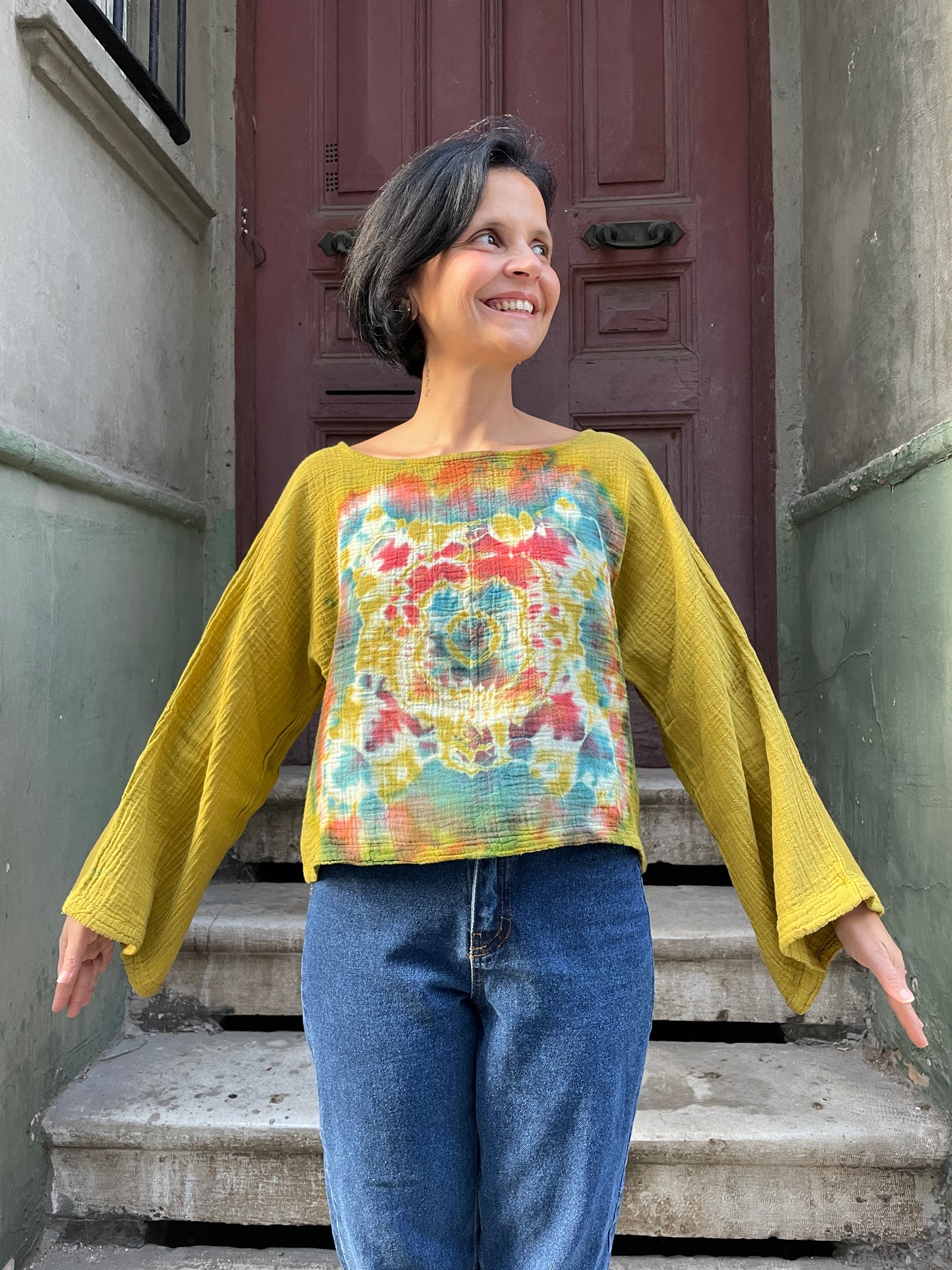 Batik Müslin Bluz – “Solara”