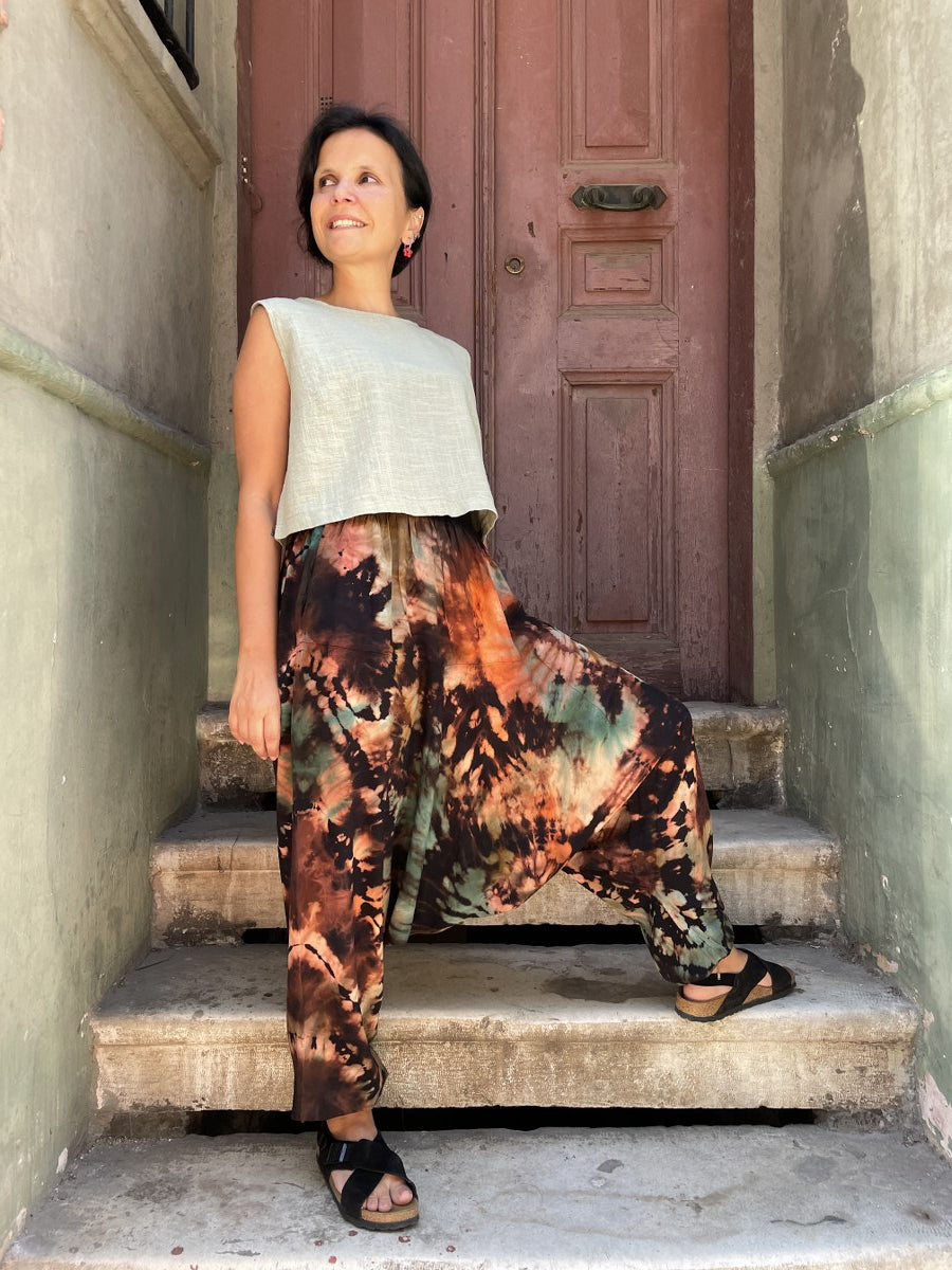 Tasarım Batik Şalvar Pantolon