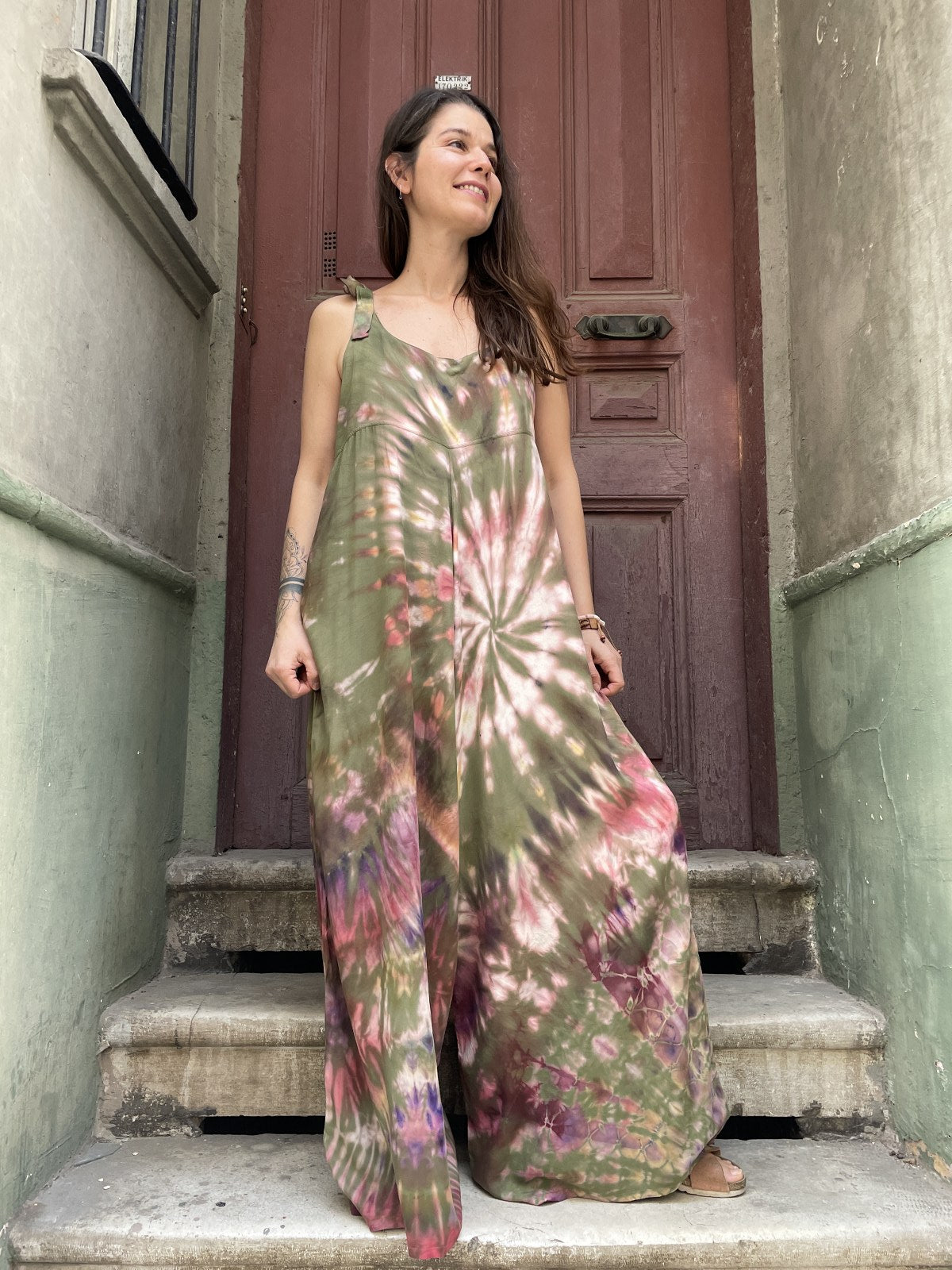 Bohem Kadın Batik Tulum