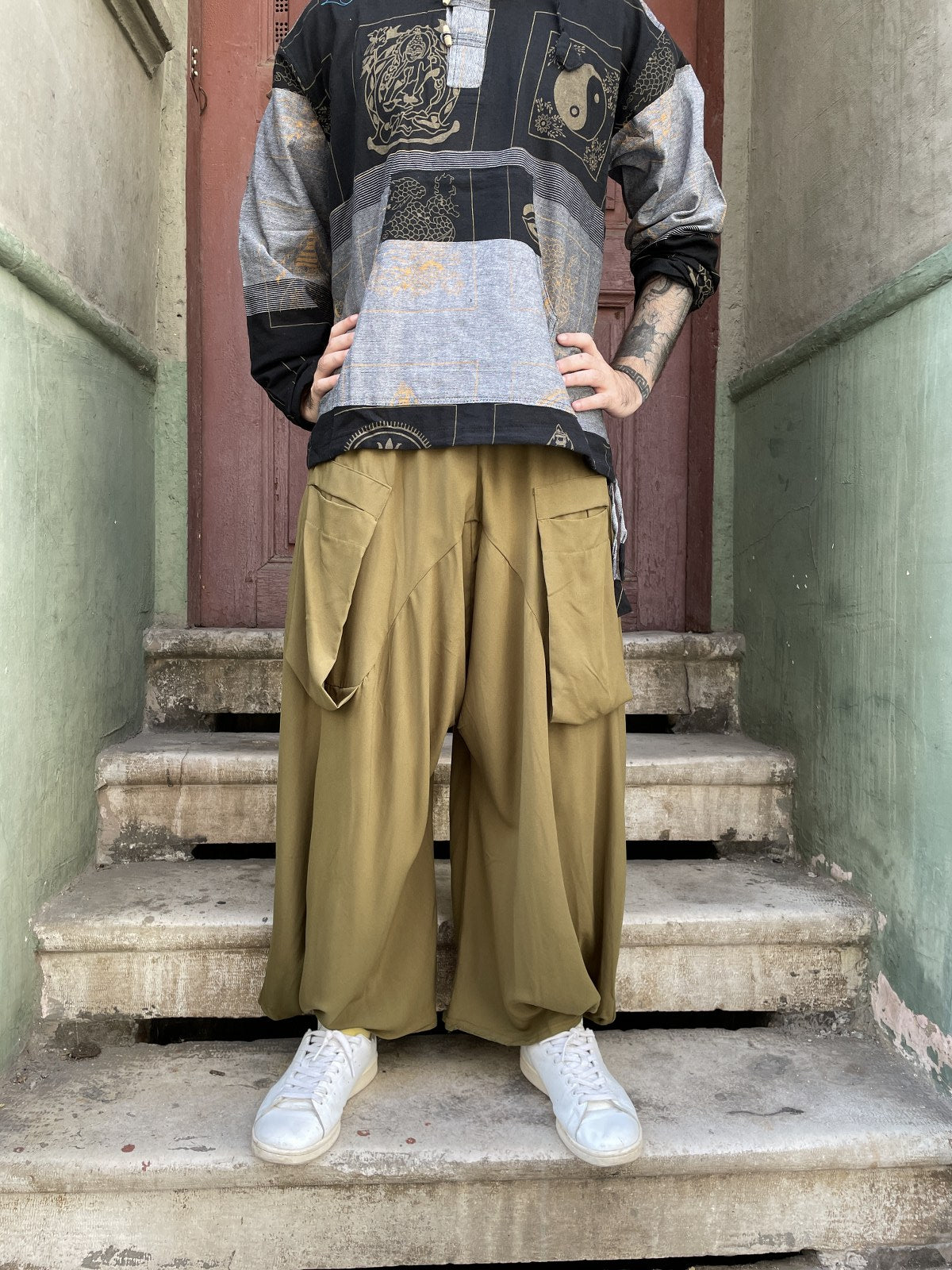 Bohem Bol Paça Salaş Erkek Pantolon