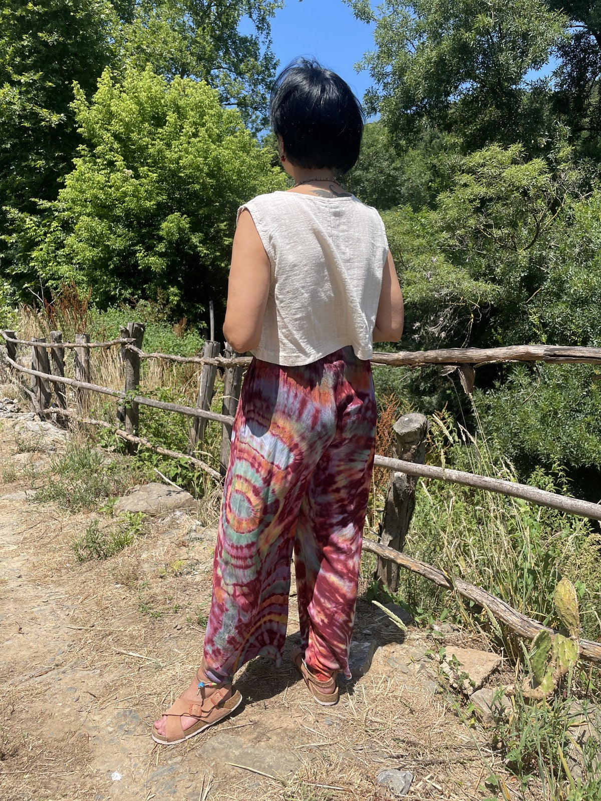 Bohem Batik Tasarım Şalvar Pantolon