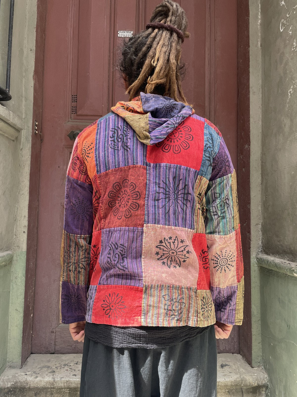 Nepal Patchwork Aum Shirt