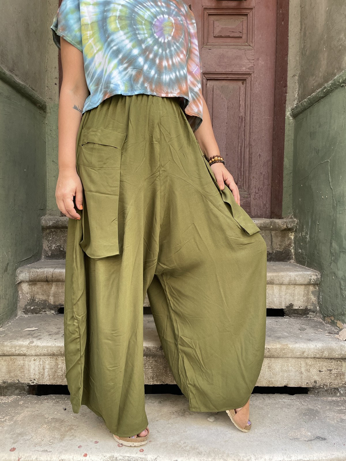 Bohemian Wide Leg Loose Women Trousers