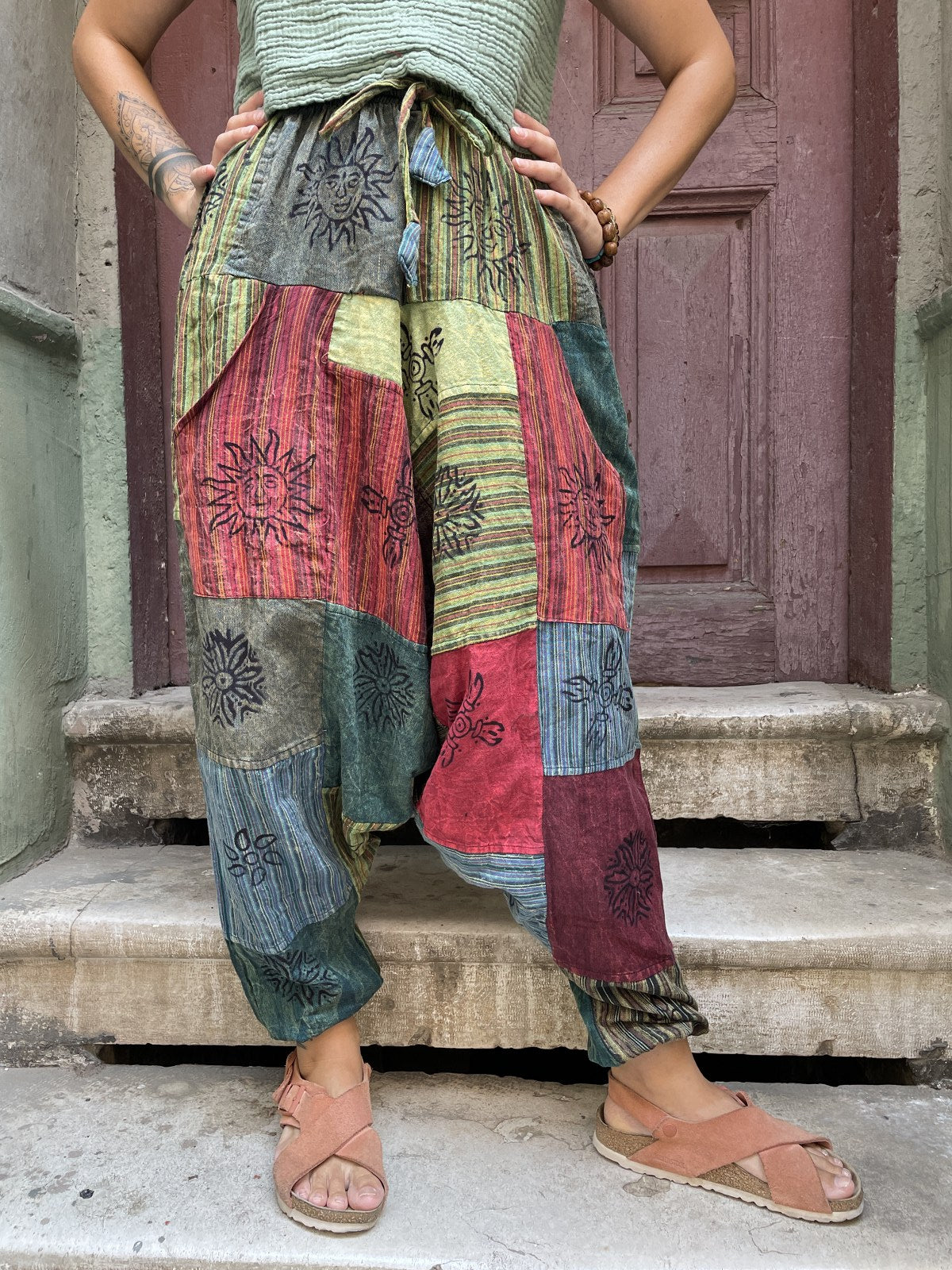 Nepal Patchwork Festival Women's Shalwar Trousers – Boho Yaşam