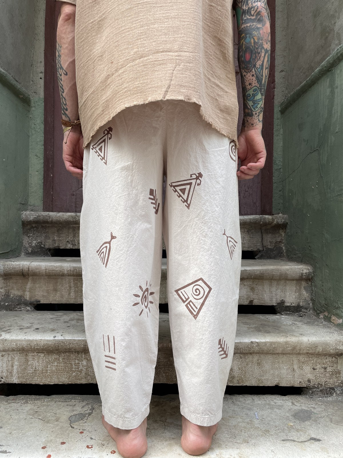 Bohemian Loose Printed Women's Trousers