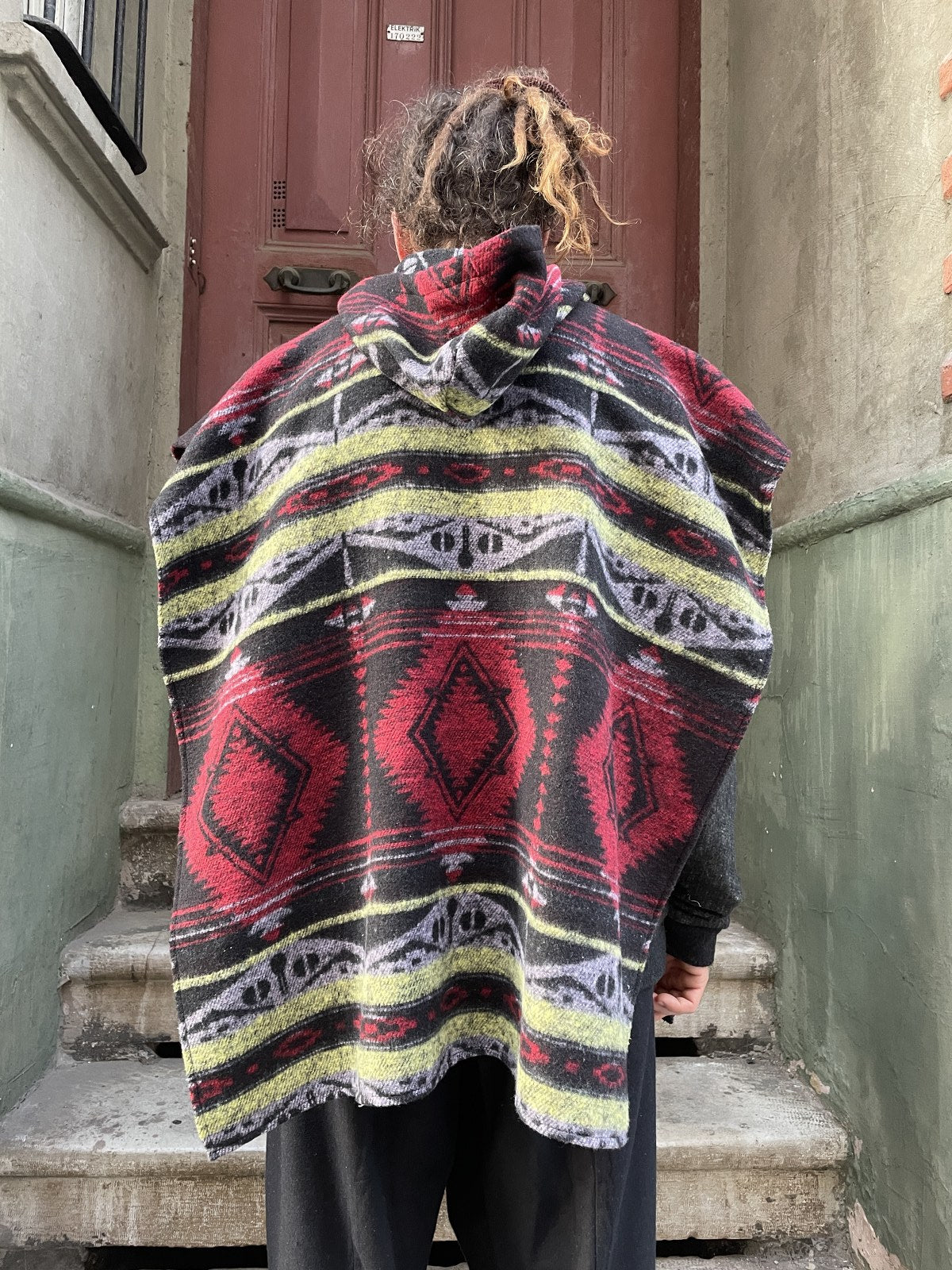 Unisex Etnik Motifli Panço