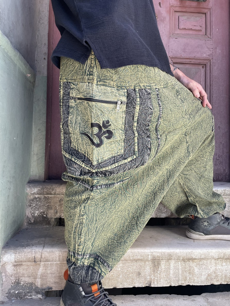 Unisex Bohem Nepal Şalvar Pantolon