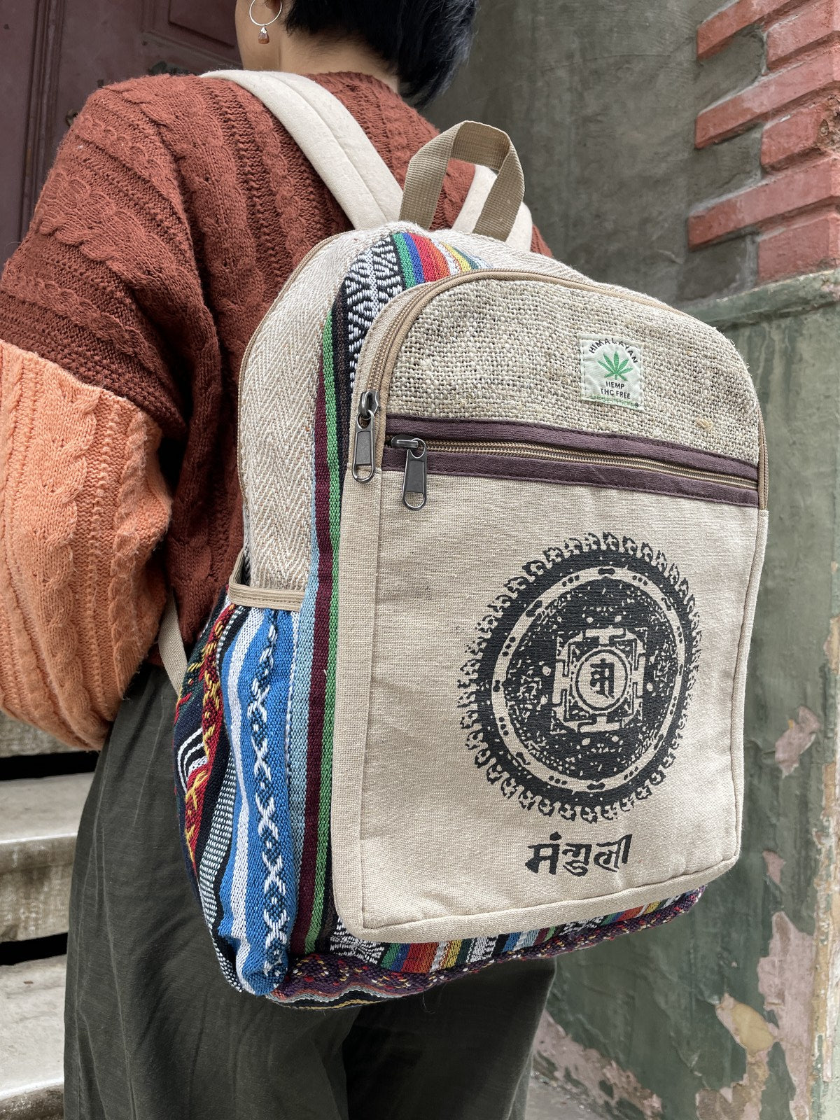 Himalayan Sembol Hemp Sırt Çantası