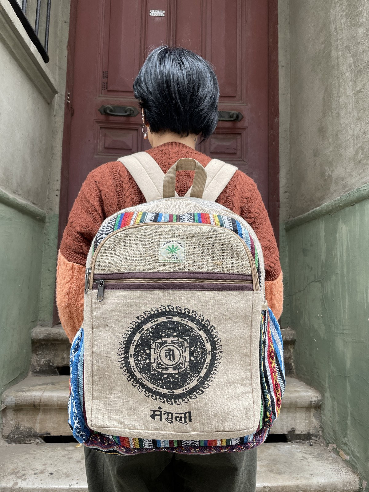 Himalayan Sembol Hemp Sırt Çantası