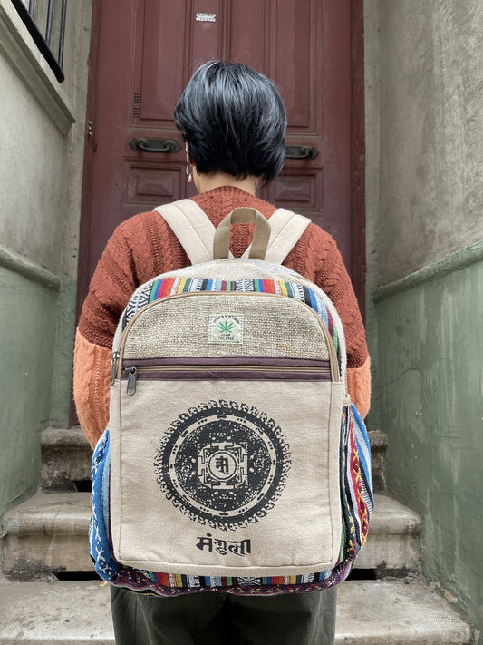 Himalayan Sembol Hemp Sırt Çantası