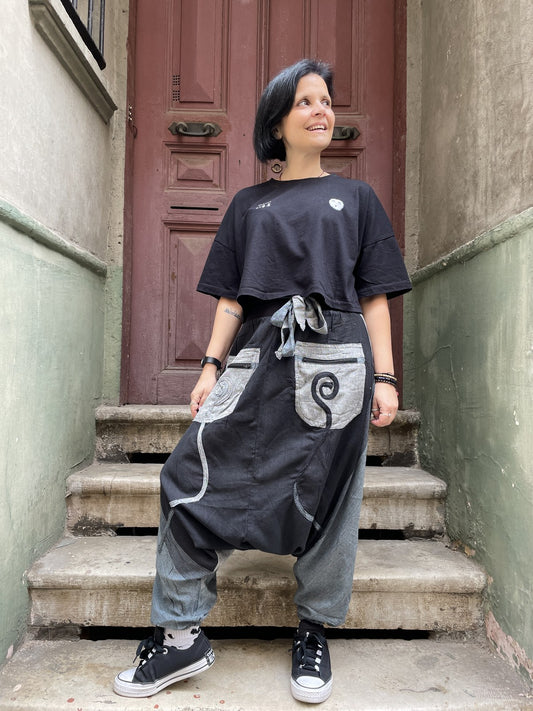 Unisex Renkli Nepal Şalvar Pantolon