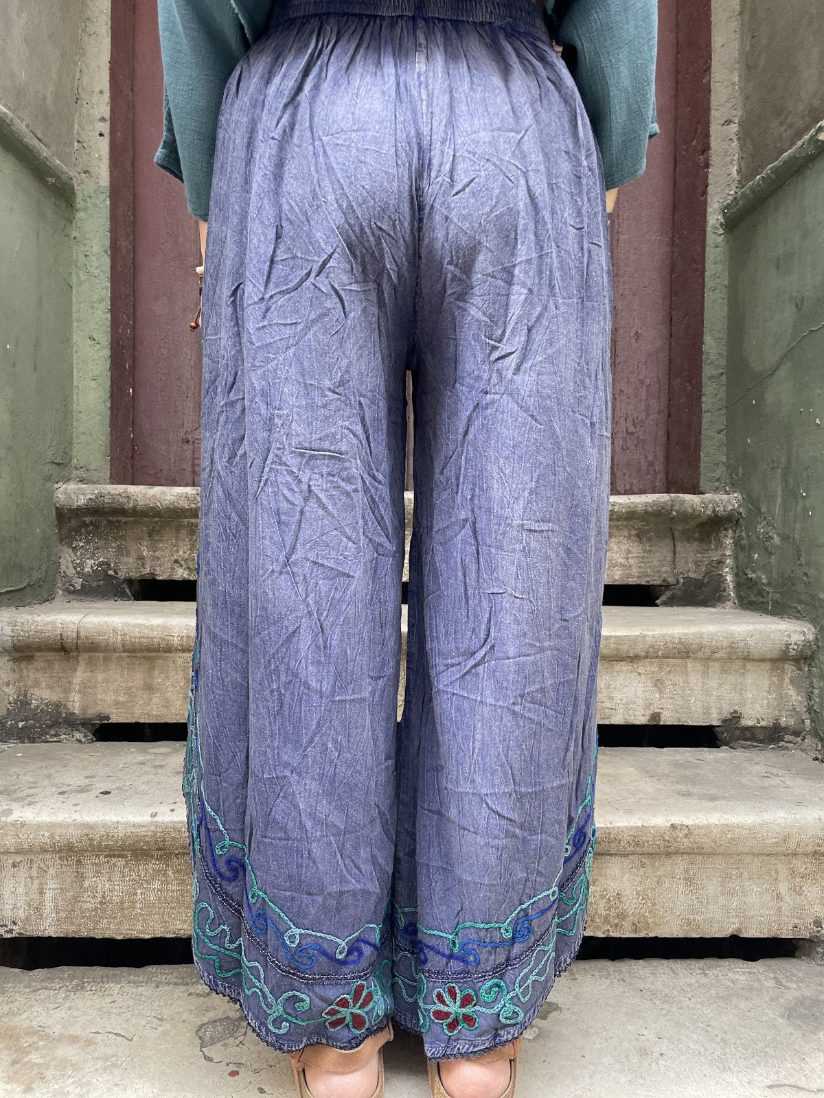 Bohemian Wide Leg Loose Women Trousers