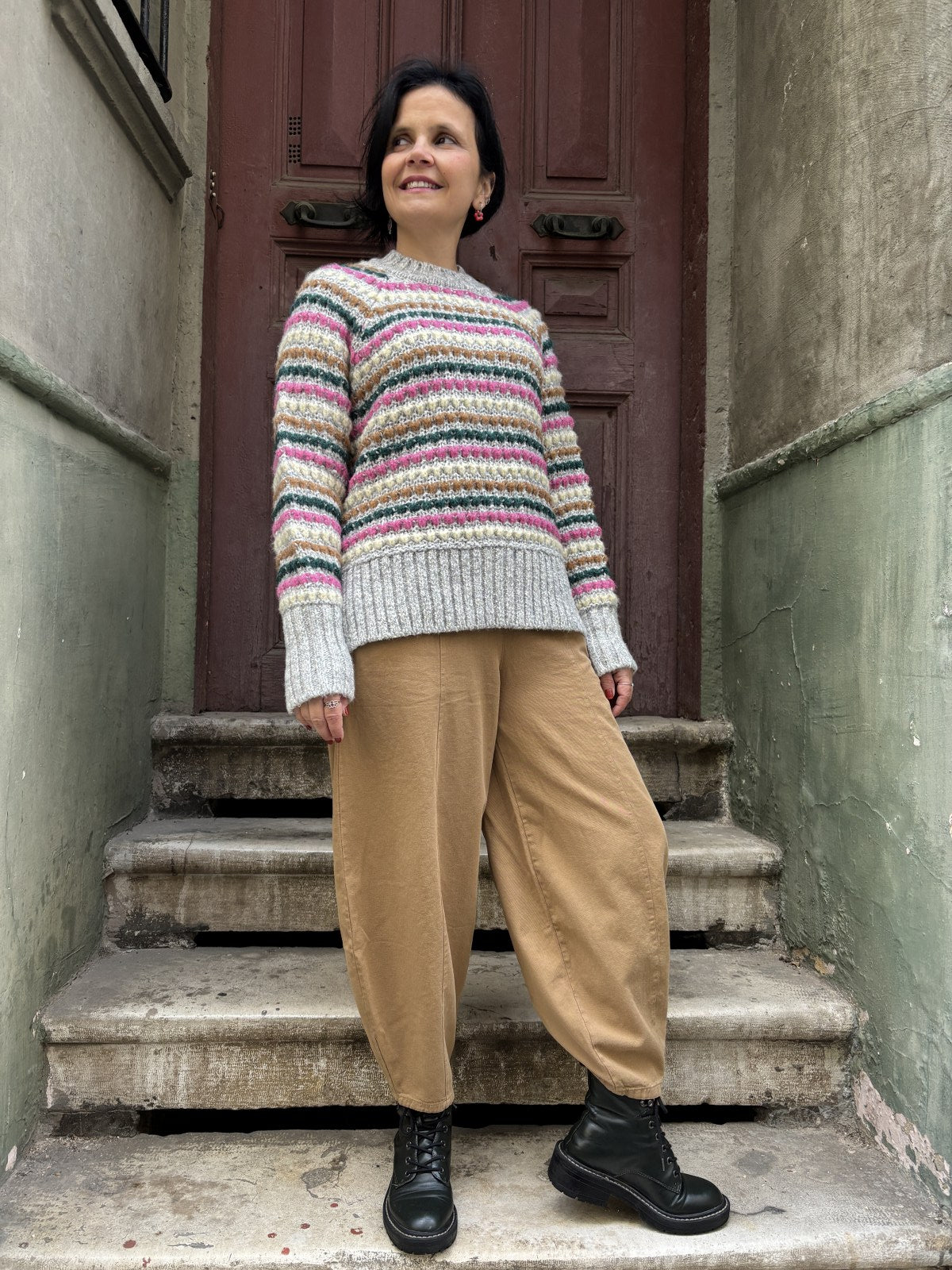 Bohemian Summer Black Patterned Trousers