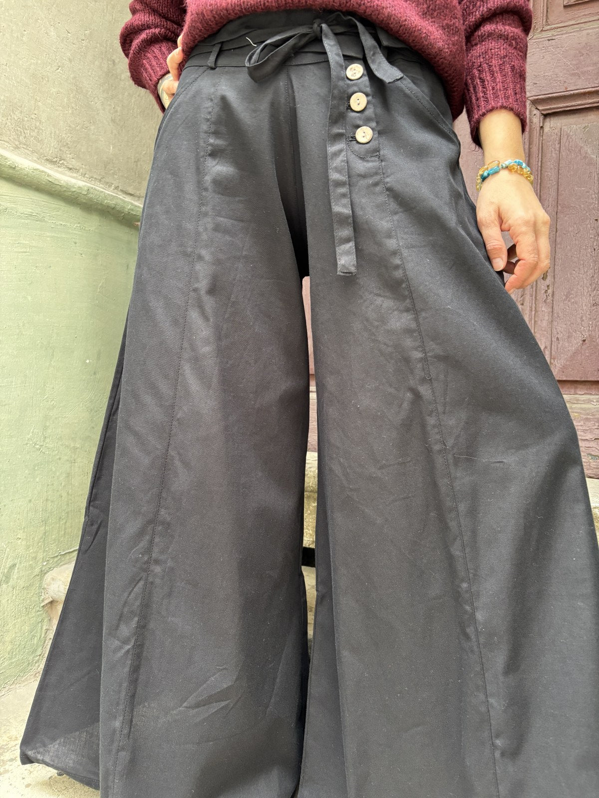 Kadın Japon Tarzı Samuray Pantolon