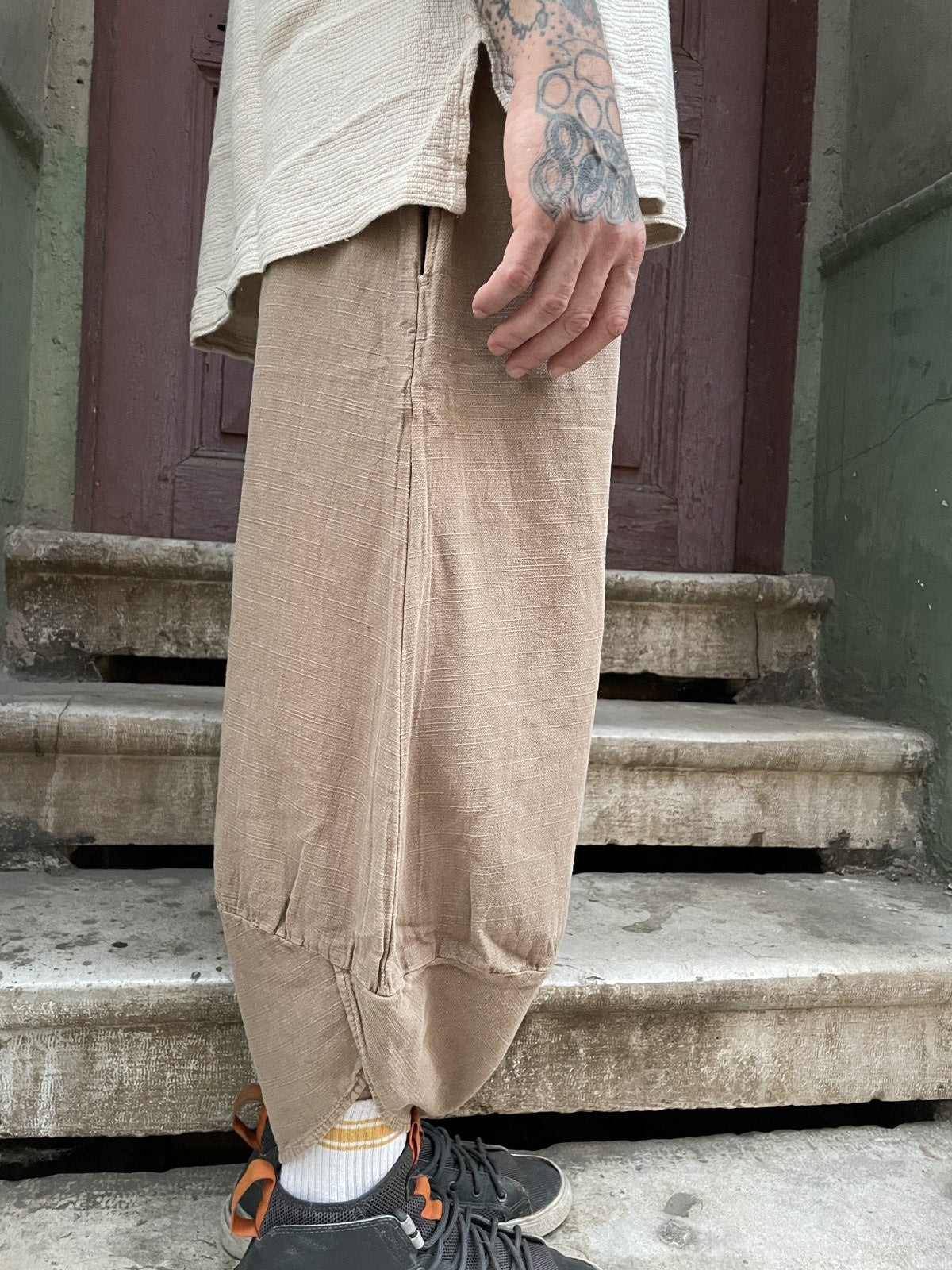 Unisex Bohem Salaş Yoga Pantolon Şalvar