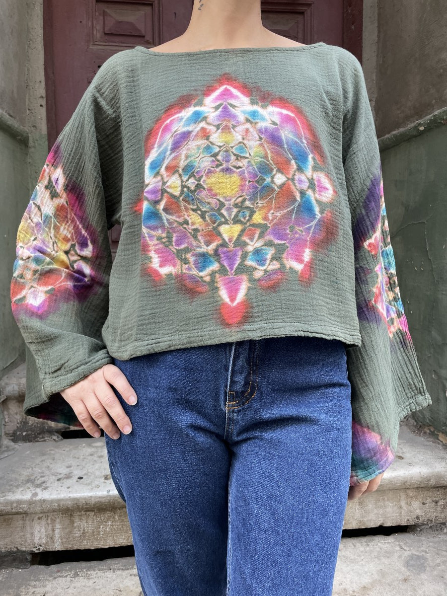 Batik Müslin Bluz – “Mandala”