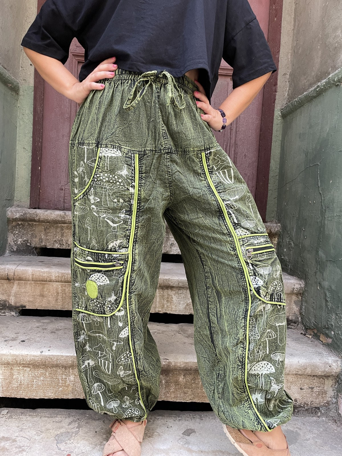 Nepal Patchwork Festival Women's Shalwar Trousers