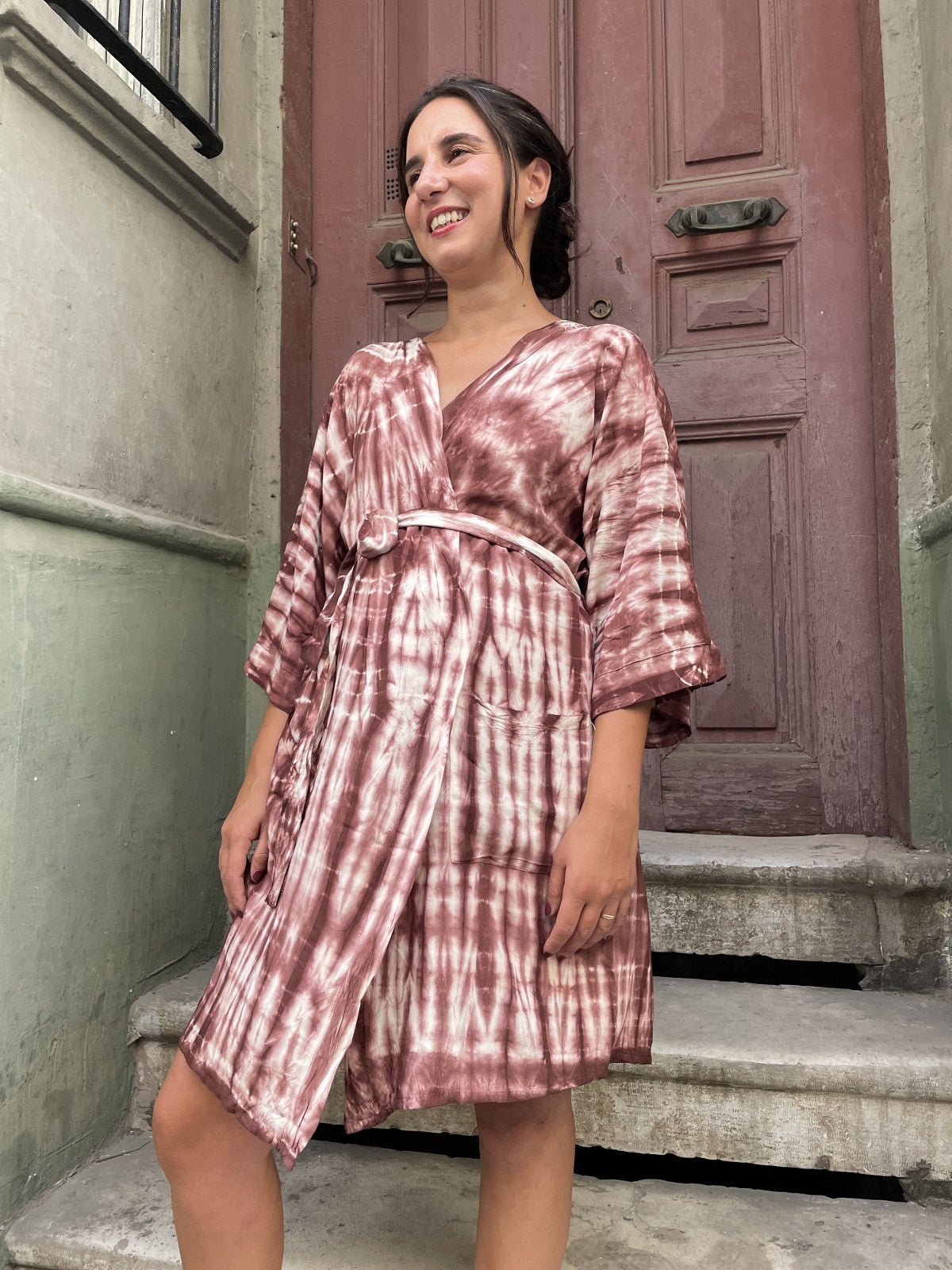 Mokka Batik Kimono