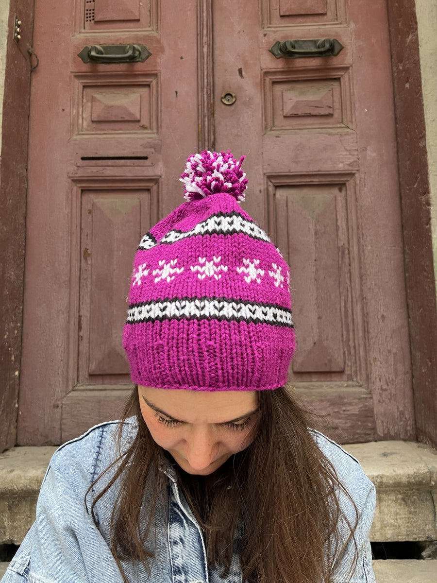 Bohem Mor Kar Taneli Bere Eldiven Takımı