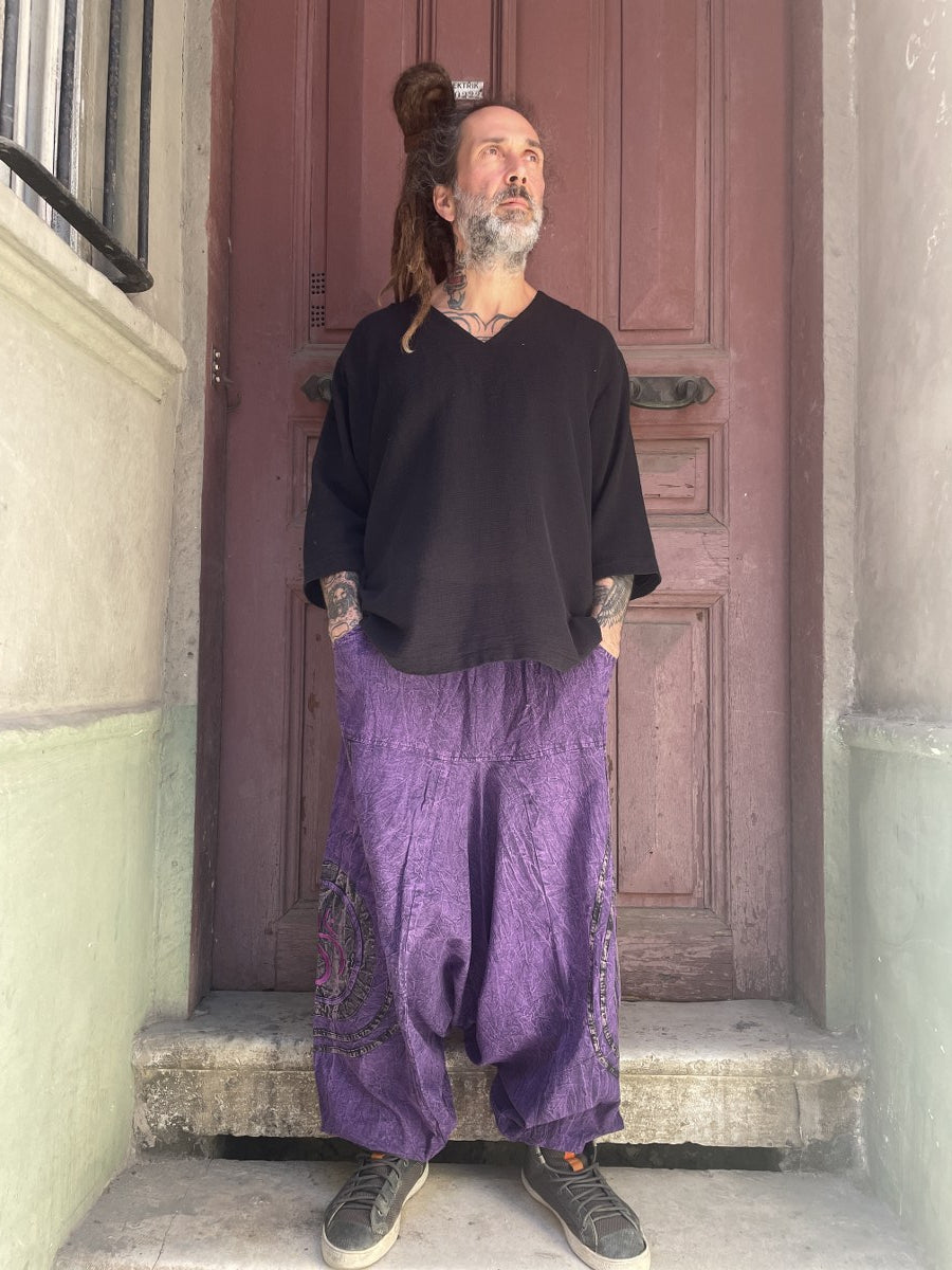 Unisex Bohem Nepal Şalvar Pantolon