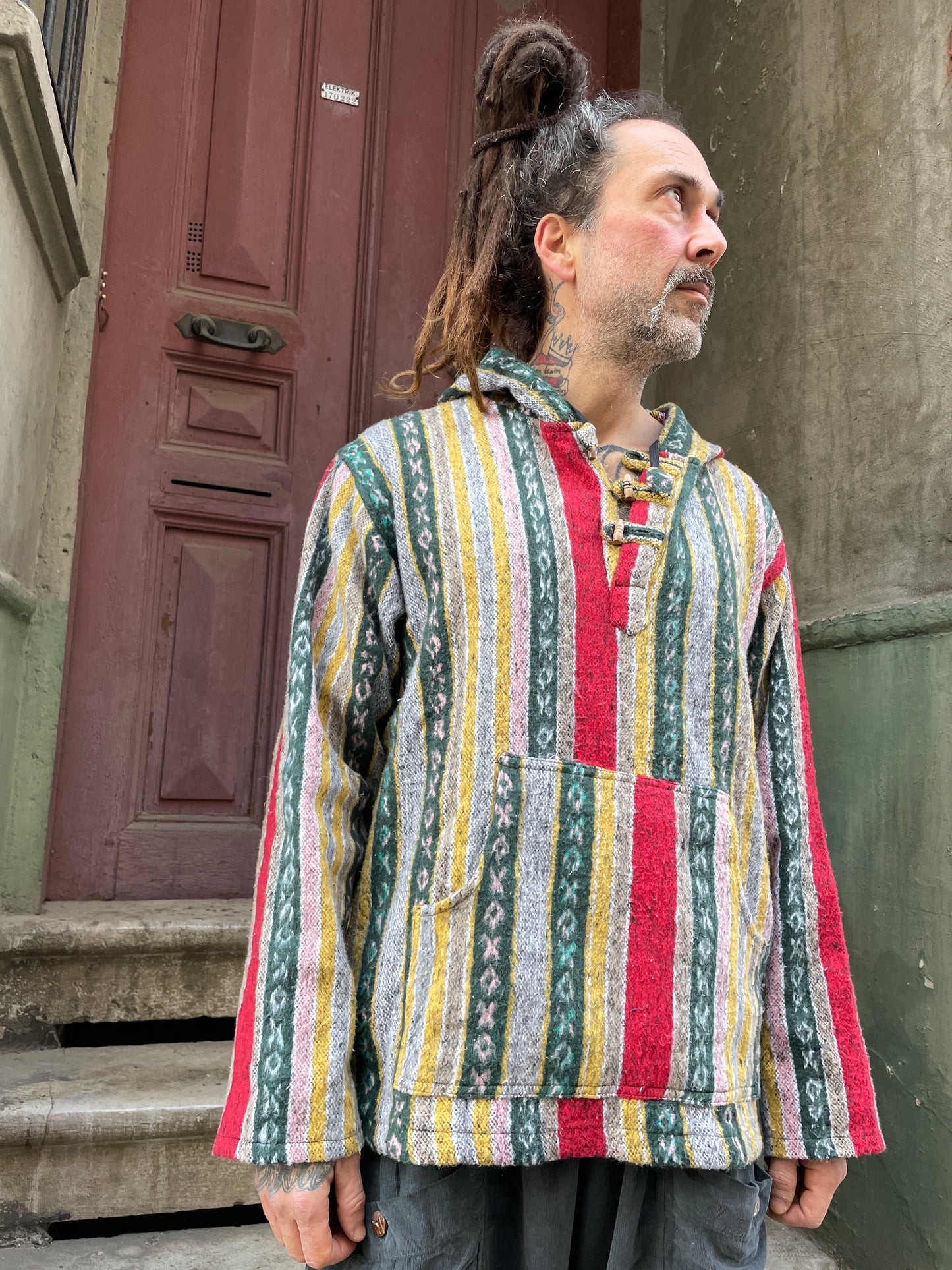 Nepal Patchwork Aum Shirt