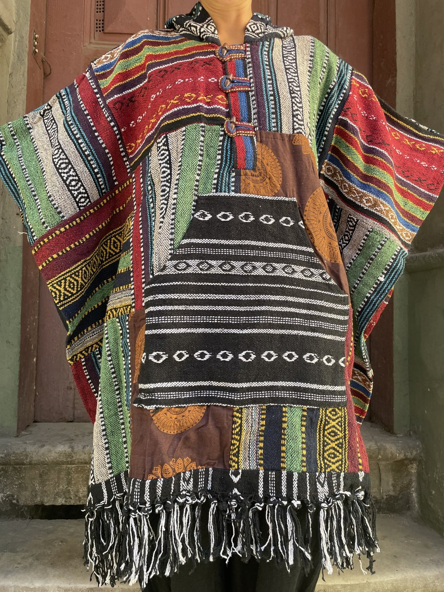 Unisex Nepal Patchwork Panço