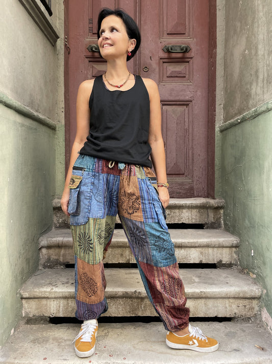 Nepal Patchwork Pantolon