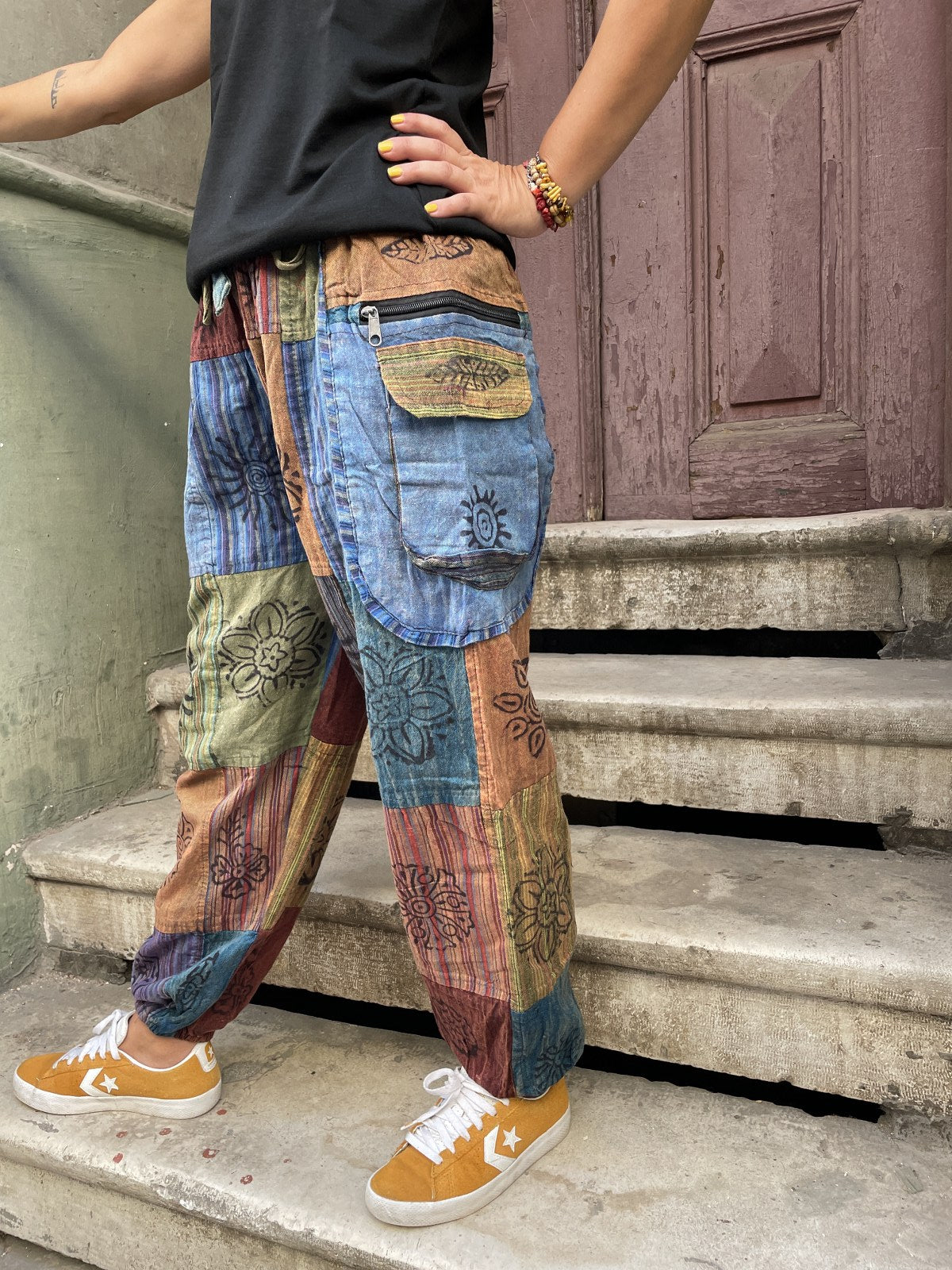 Nepal Patchwork Pantolon