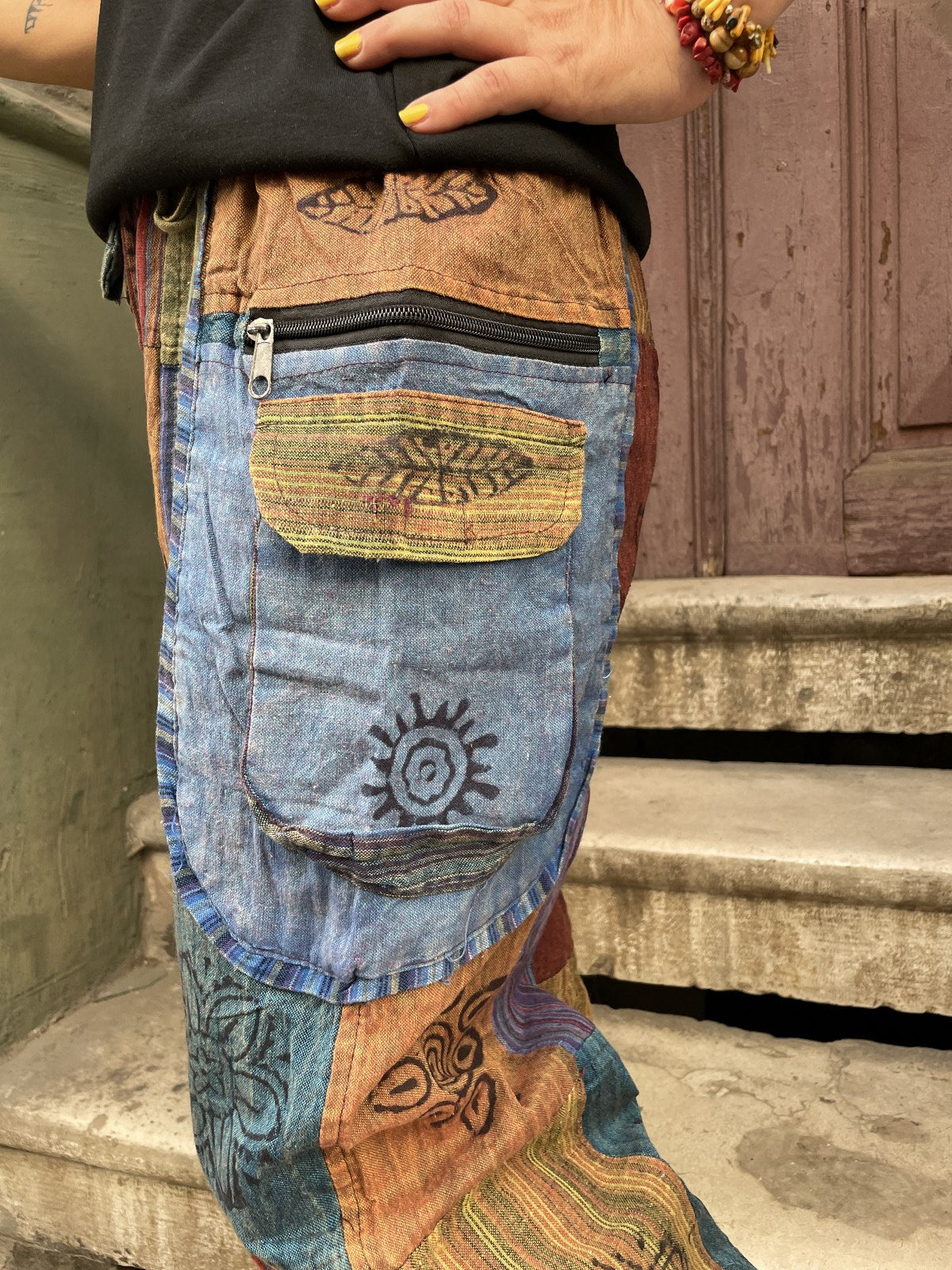 Nepal Patchwork Pantolon