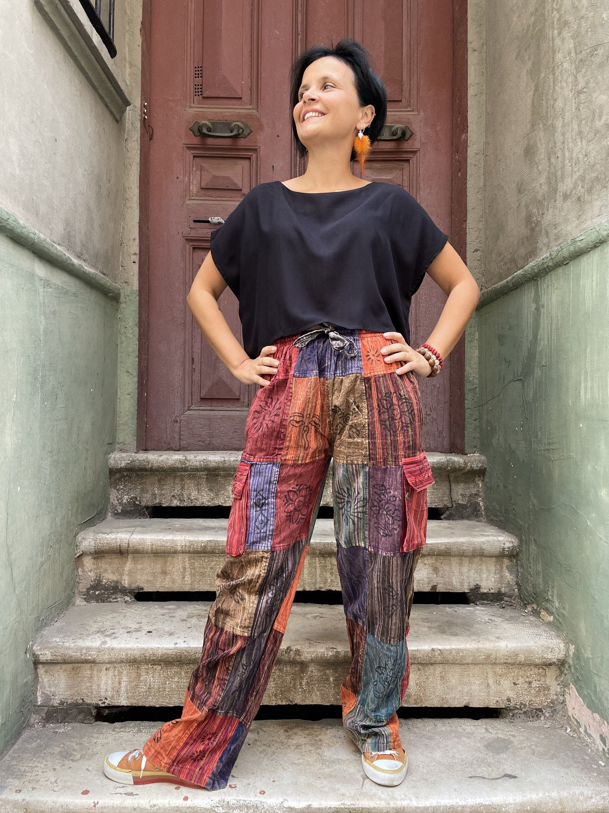 Nepal Maya Patchwork Pantolon