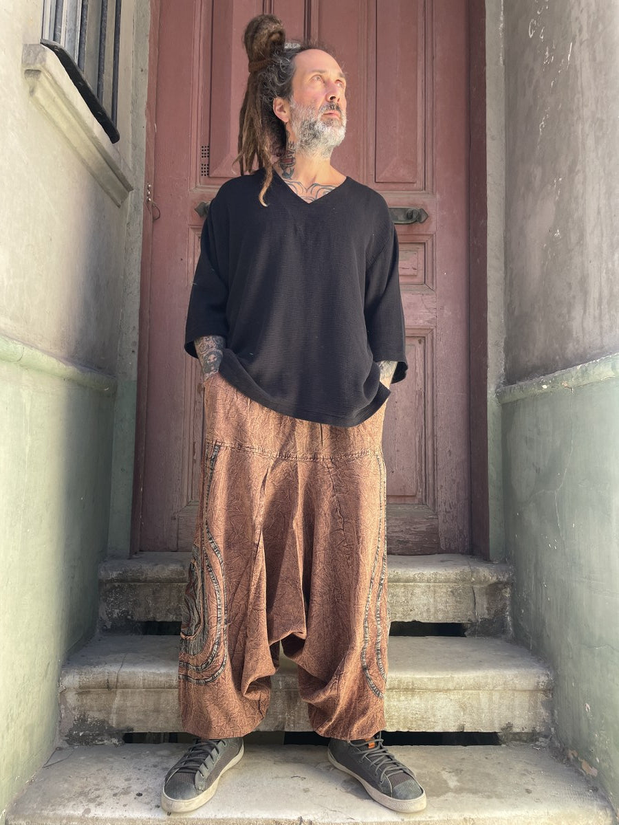 Unisex Bohem Nepal Şalvar Pantolon