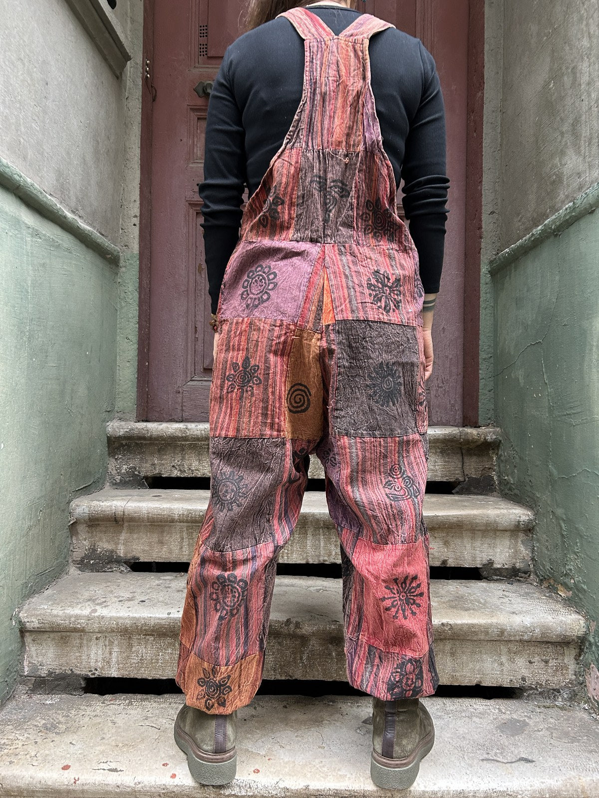 Unisex Bohem Toprak Nepal Patchwork Tulum