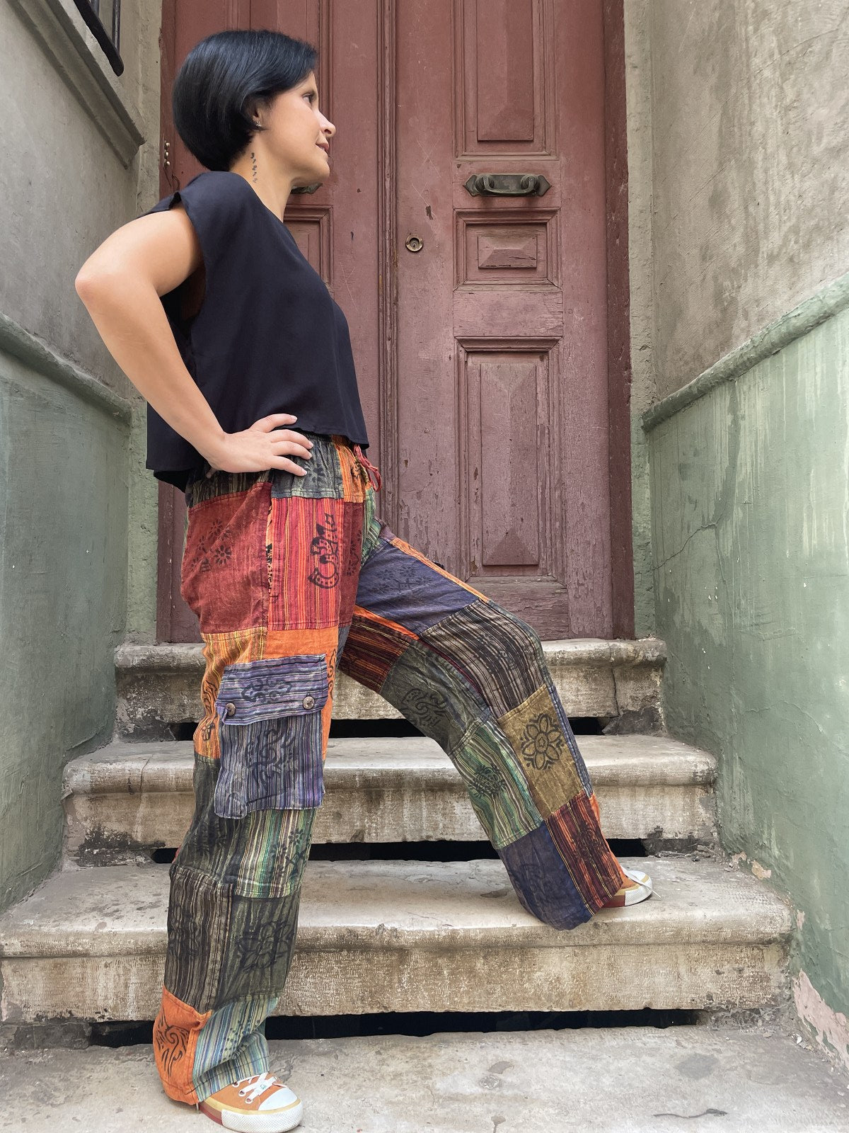 Nepal Patchwork Pantolon
