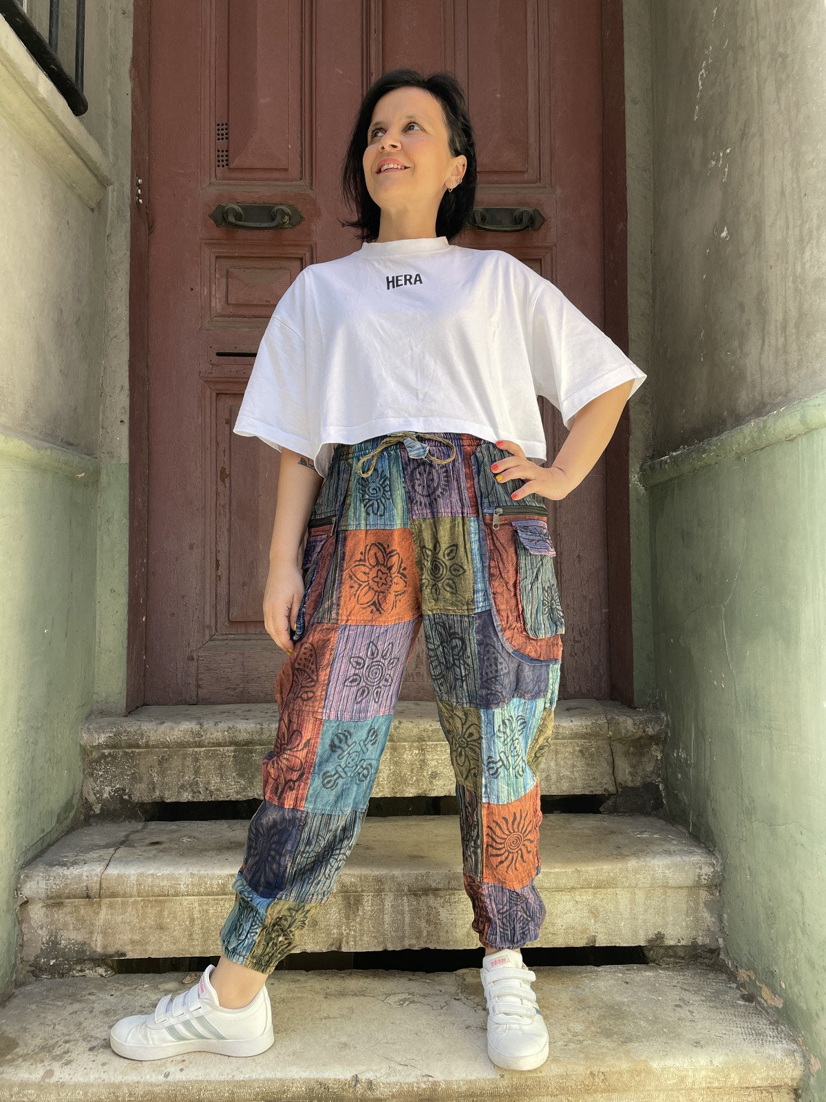 Bohem Nepal Maya Patchwork Kadın Pantolon