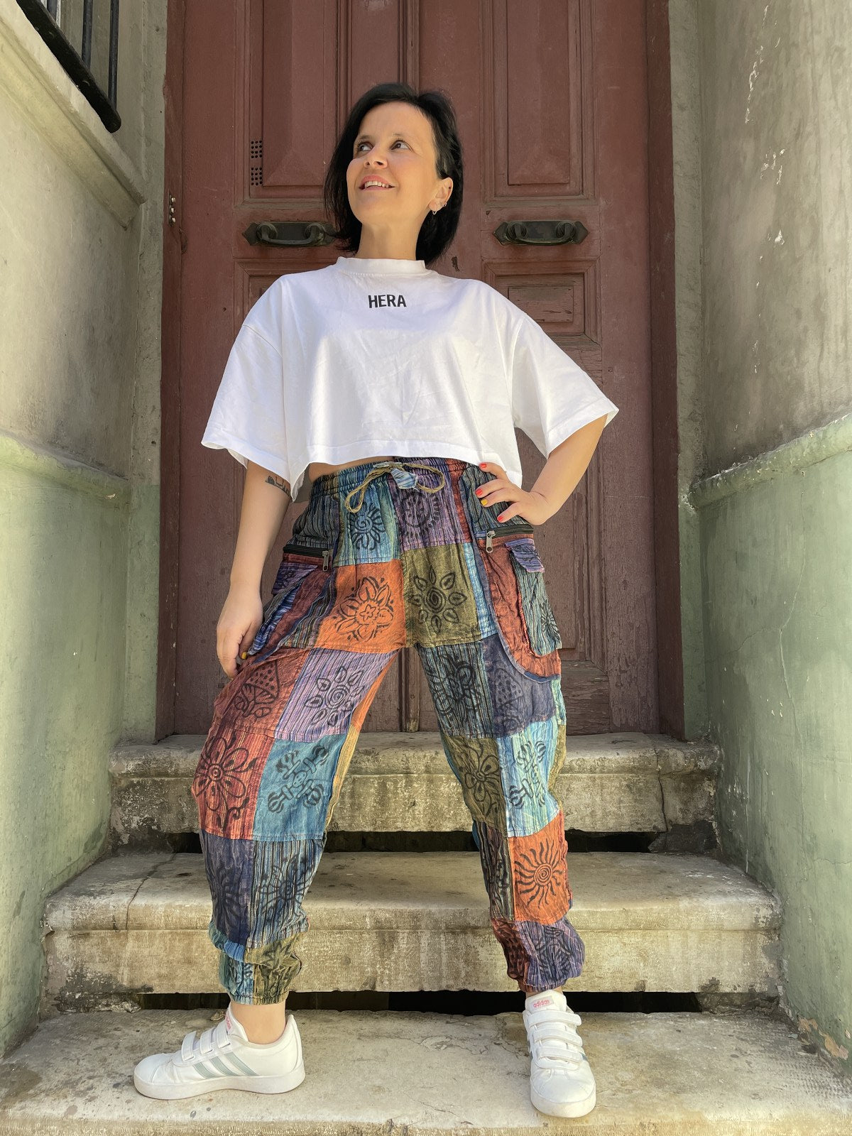 Bohem Nepal Maya Patchwork Kadın Pantolon