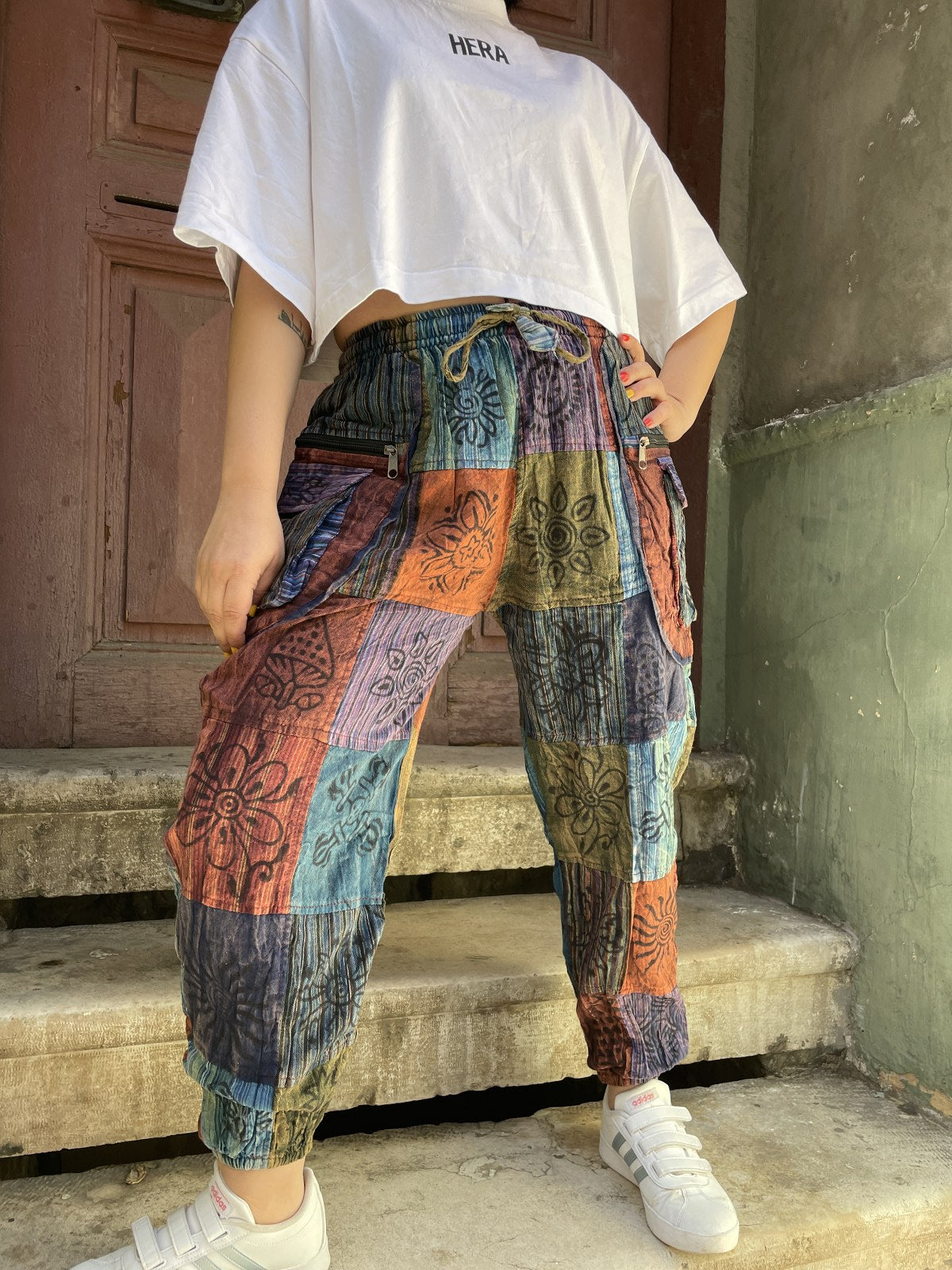 Bohem Nepal Maya Patchwork Kadın Pantolon